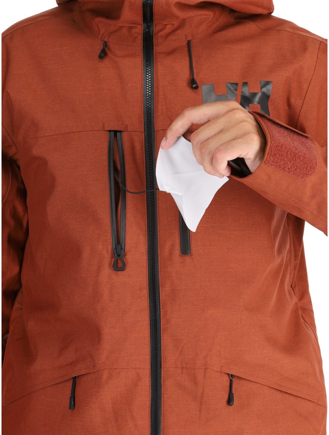 Helly Hansen, Garibaldi 2.0 chaqueta de esquí hombres Iron Oxide marrón 