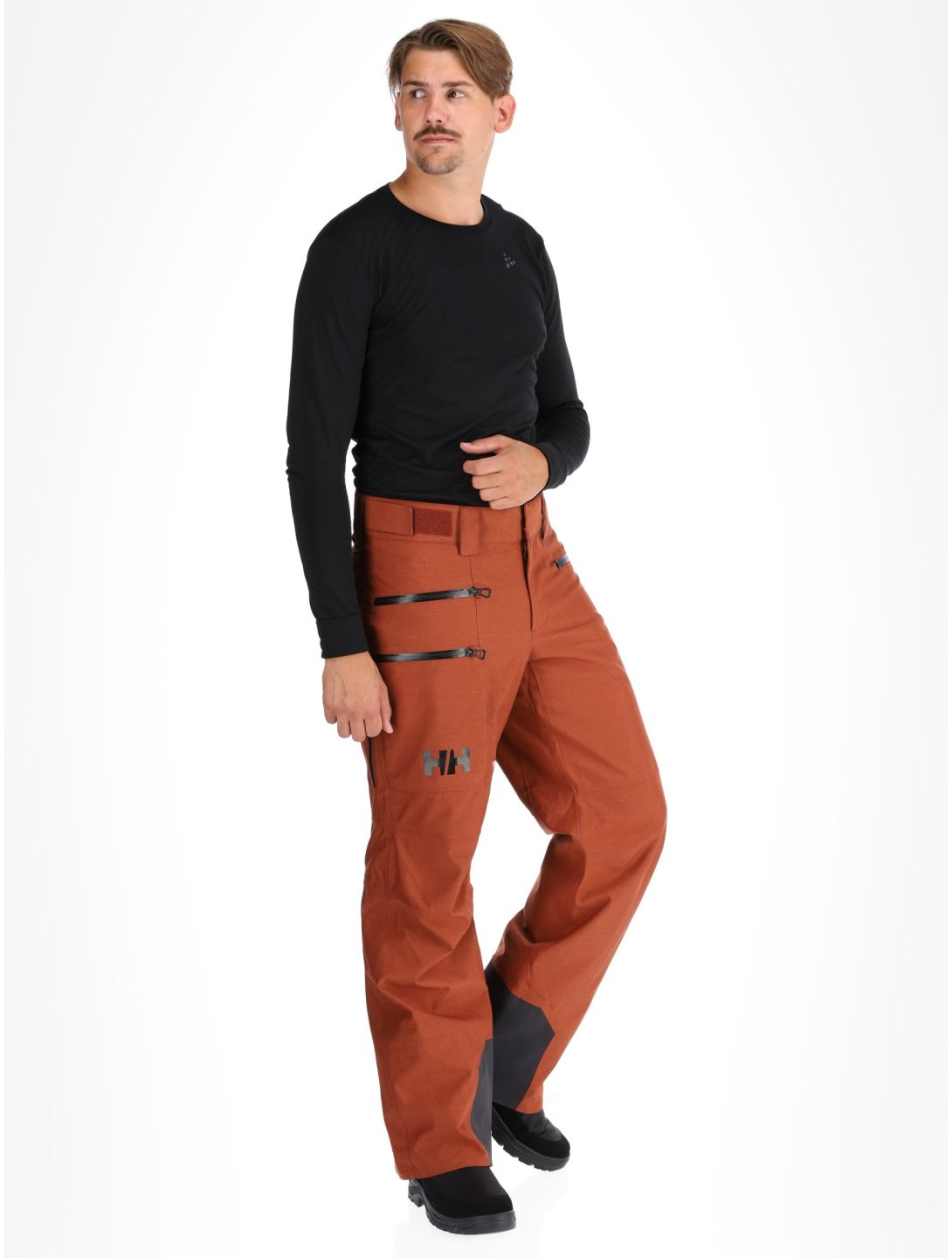 Helly Hansen, Garibaldi 2.0 pantalones de esquí hombres Iron Oxide marrón 