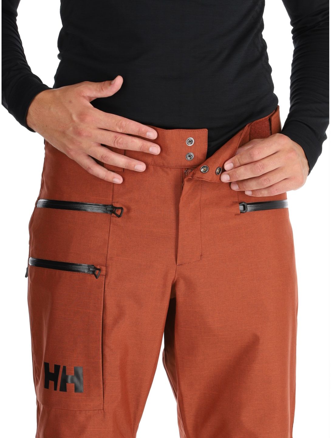 Helly Hansen, Garibaldi 2.0 pantalones de esquí hombres Iron Oxide marrón 