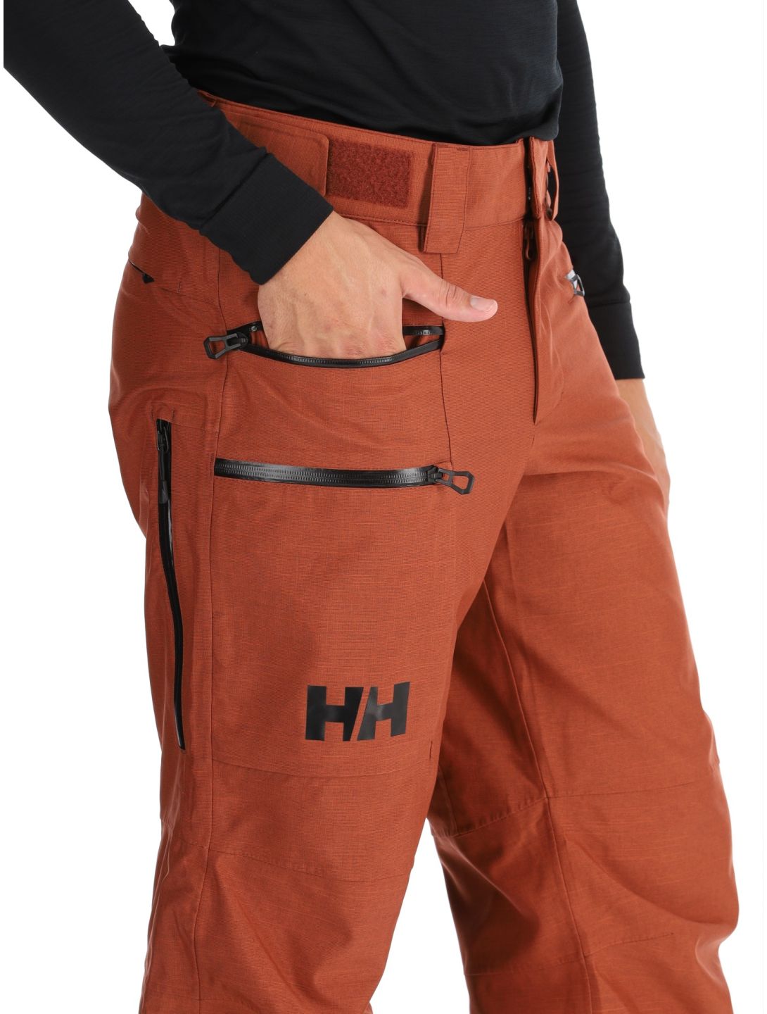 Helly Hansen, Garibaldi 2.0 pantalones de esquí hombres Iron Oxide marrón 