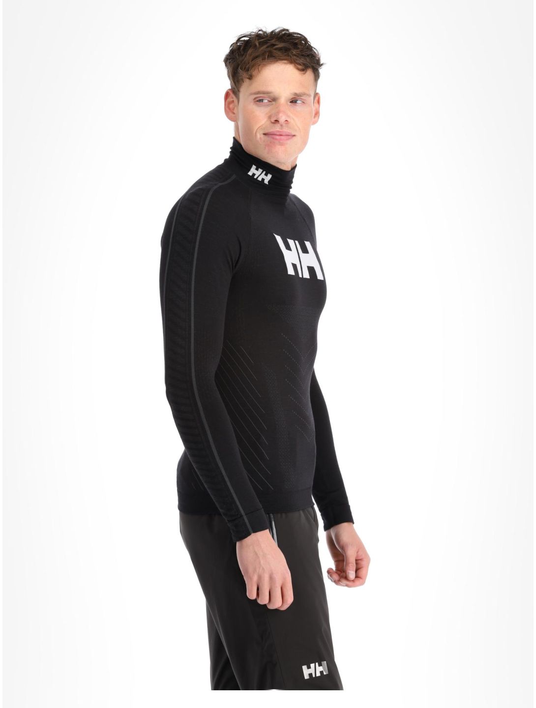 Helly Hansen, H1 Pro Lifa Merino Race Top camisa termoactiva hombres Black negro 