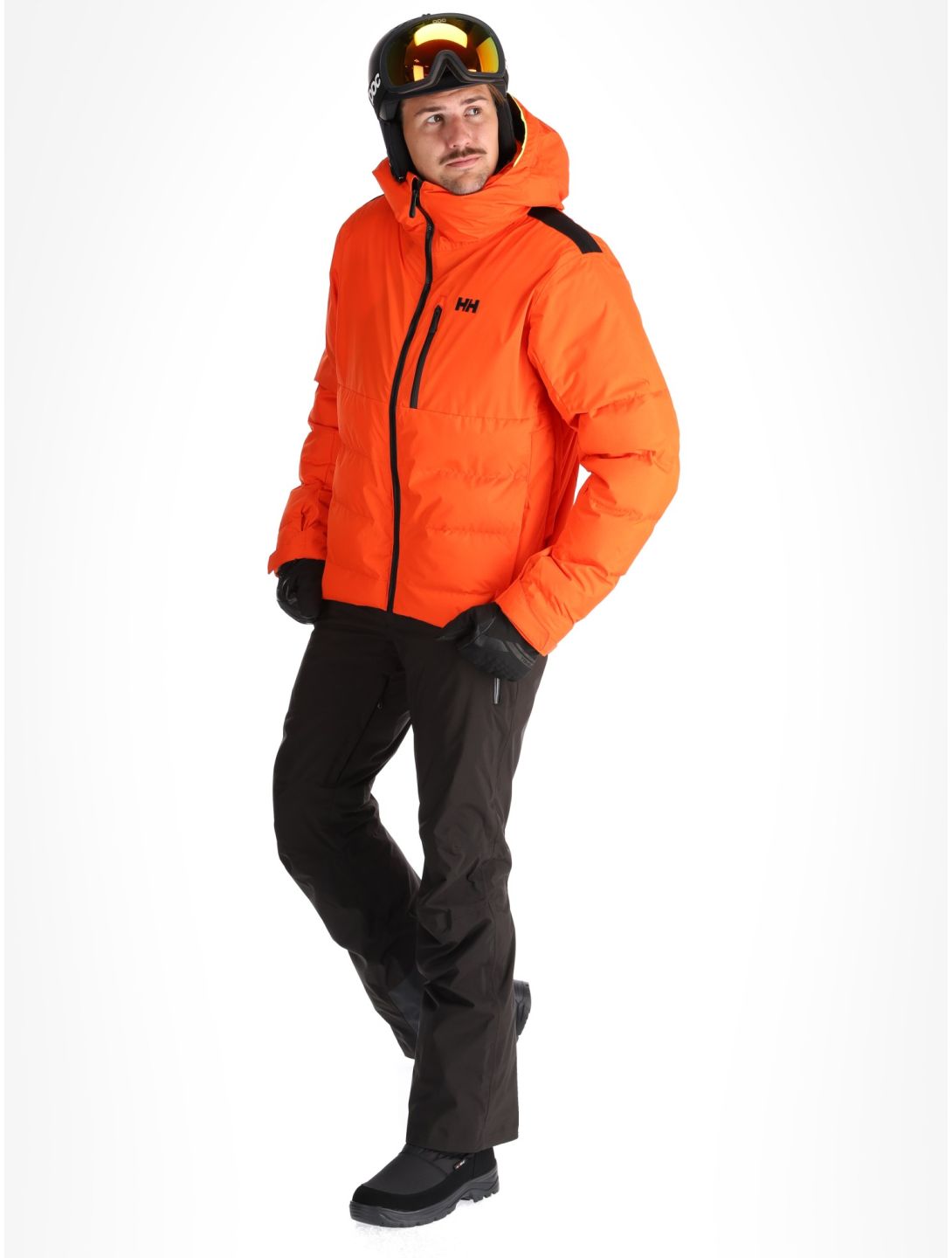 Helly Hansen, Kvitfjell Race Puffy chaqueta de esquí hombres Cherry Tomato naranja 