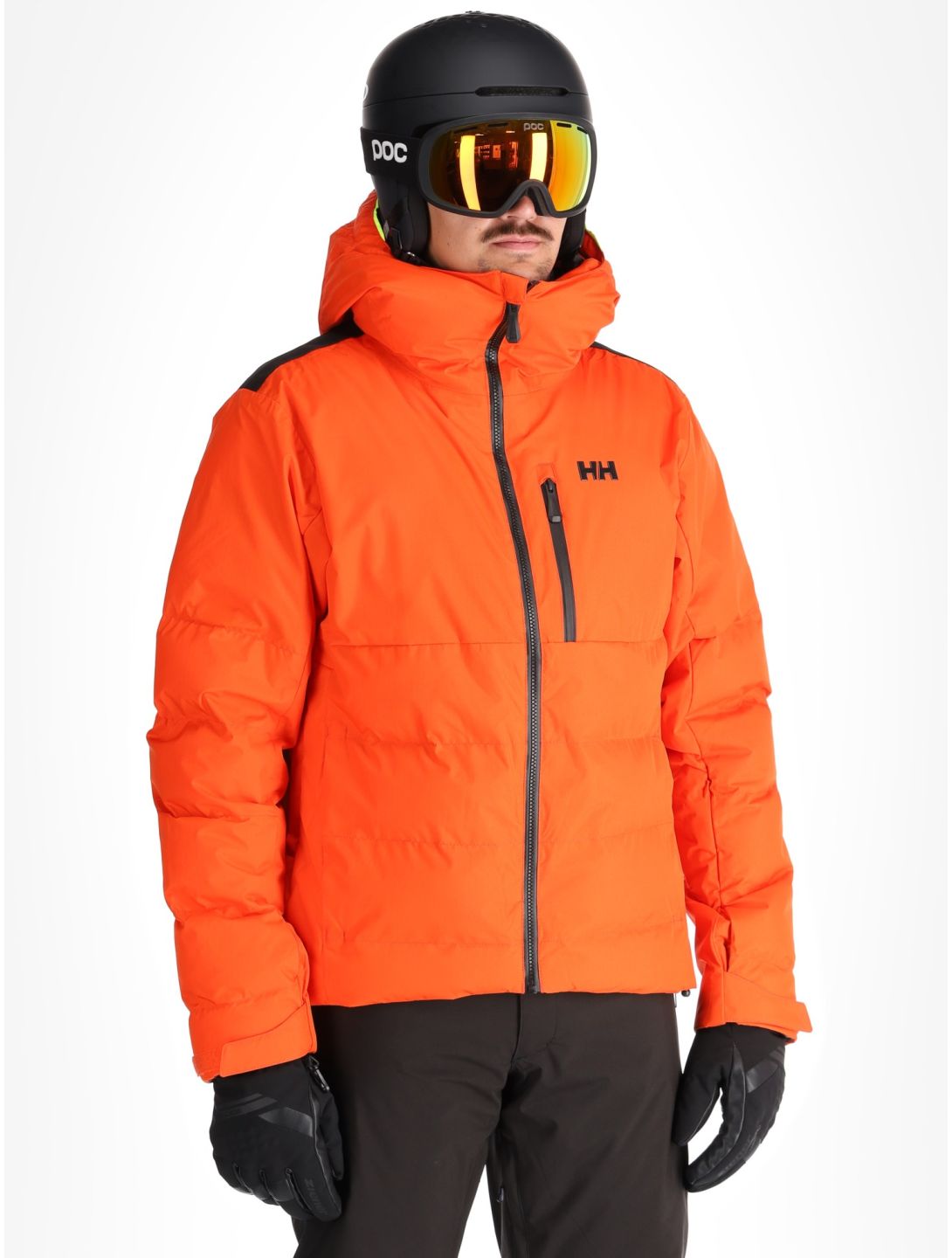 Helly Hansen, Kvitfjell Race Puffy chaqueta de esquí hombres Cherry Tomato naranja 