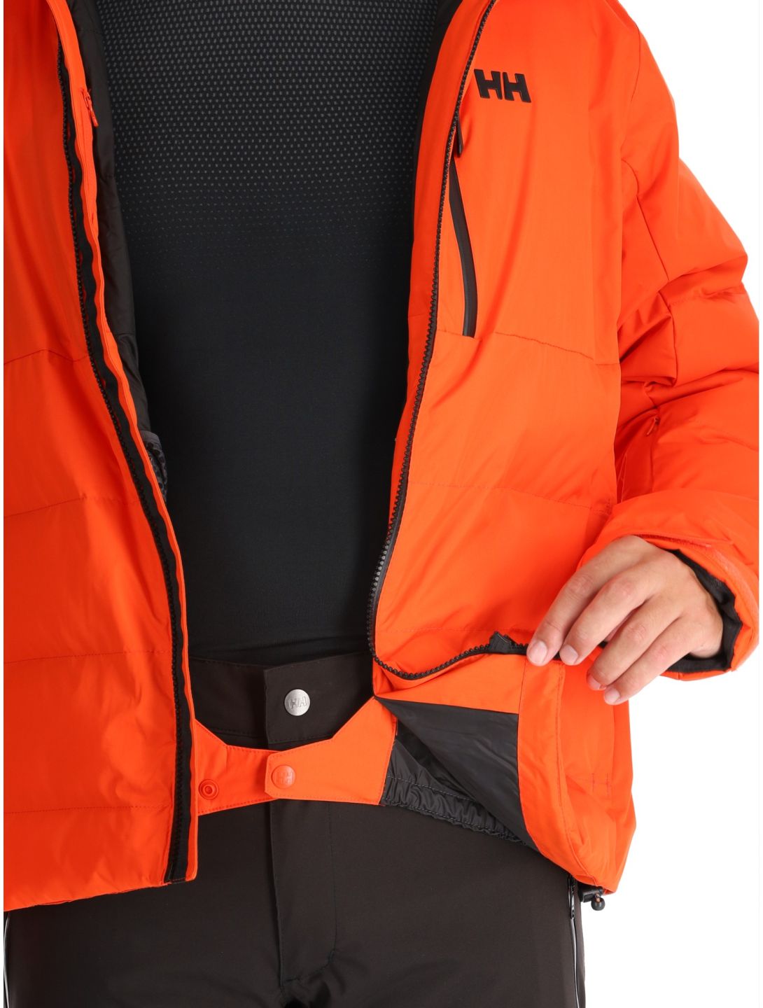 Helly Hansen, Kvitfjell Race Puffy chaqueta de esquí hombres Cherry Tomato naranja 