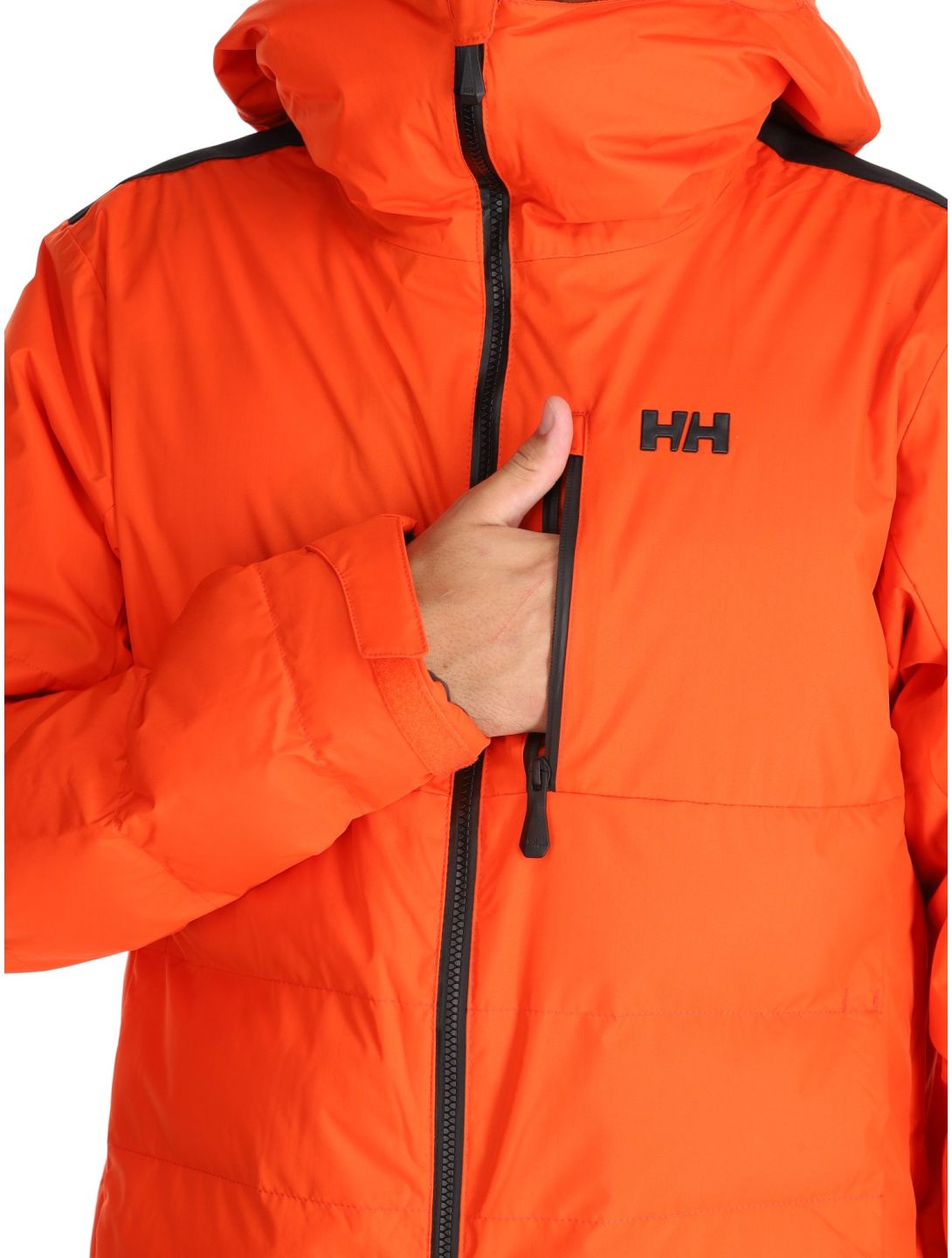 Helly Hansen, Kvitfjell Race Puffy chaqueta de esquí hombres Cherry Tomato naranja 