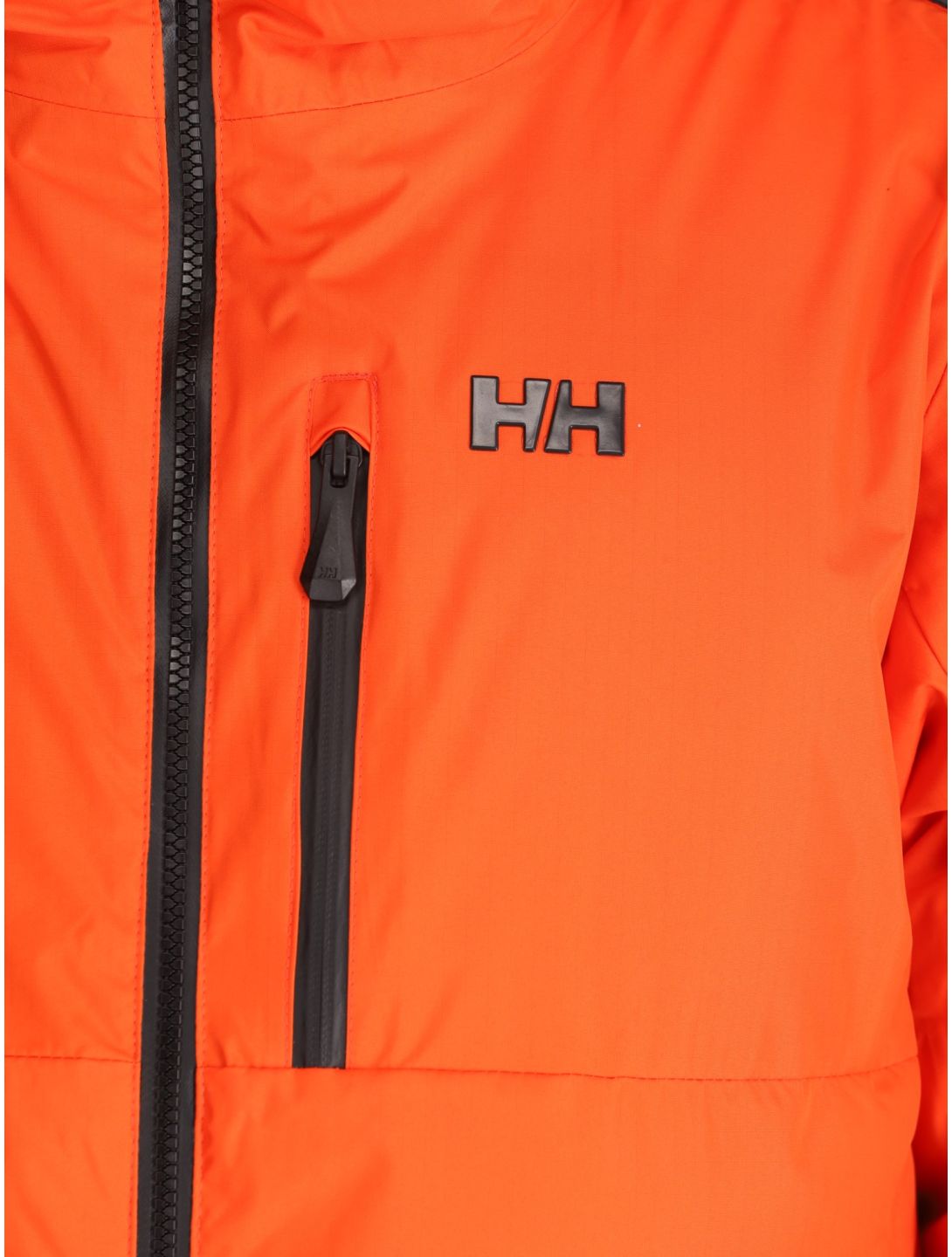 Helly Hansen, Kvitfjell Race Puffy chaqueta de esquí hombres Cherry Tomato naranja 