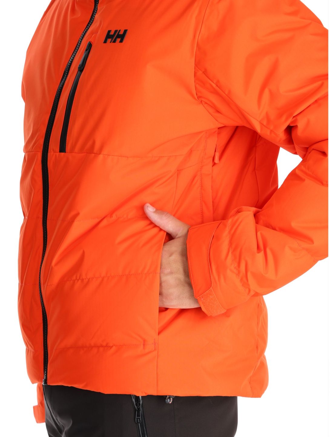 Helly Hansen, Kvitfjell Race Puffy chaqueta de esquí hombres Cherry Tomato naranja 