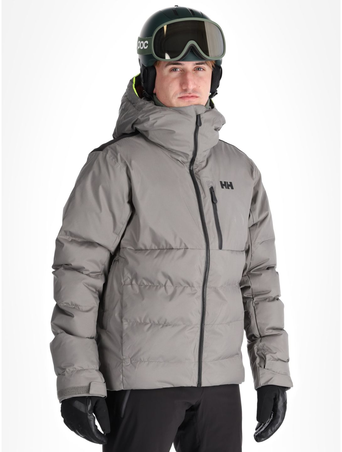 Helly Hansen, Kvitfjell Race Puffy chaqueta de esquí hombres Concrete gris 