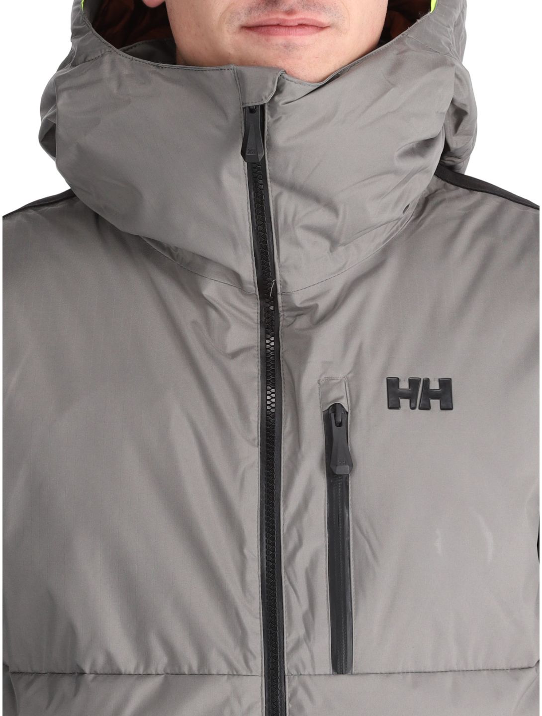 Helly Hansen, Kvitfjell Race Puffy chaqueta de esquí hombres Concrete gris 