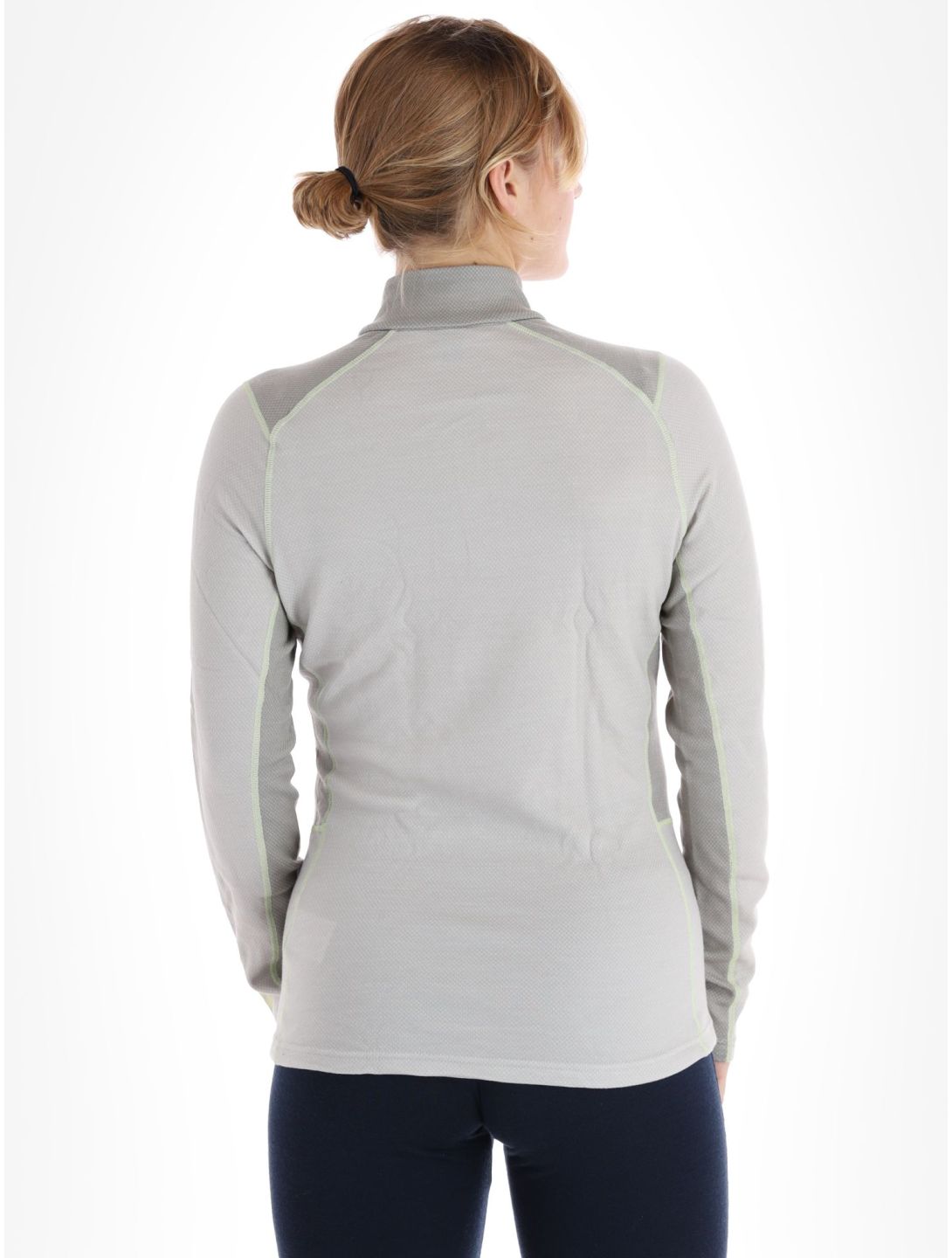 Helly Hansen, Lifa Merino Midweight 1/2 Zip jersey mujeres Mellow Grey gris 