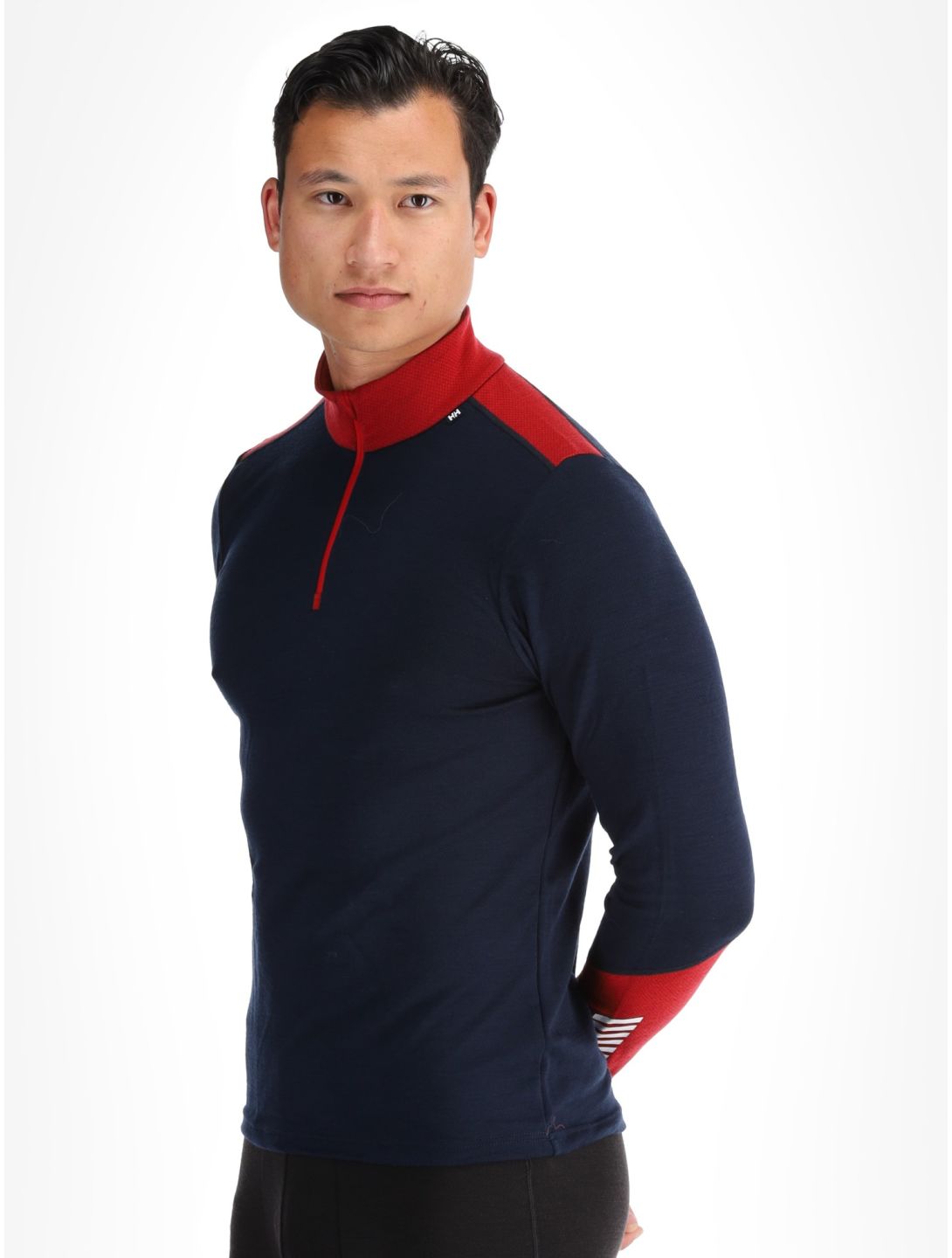 Helly Hansen, Lifa Merino Midweight 1/2 Zip jersey hombres Navy azul 