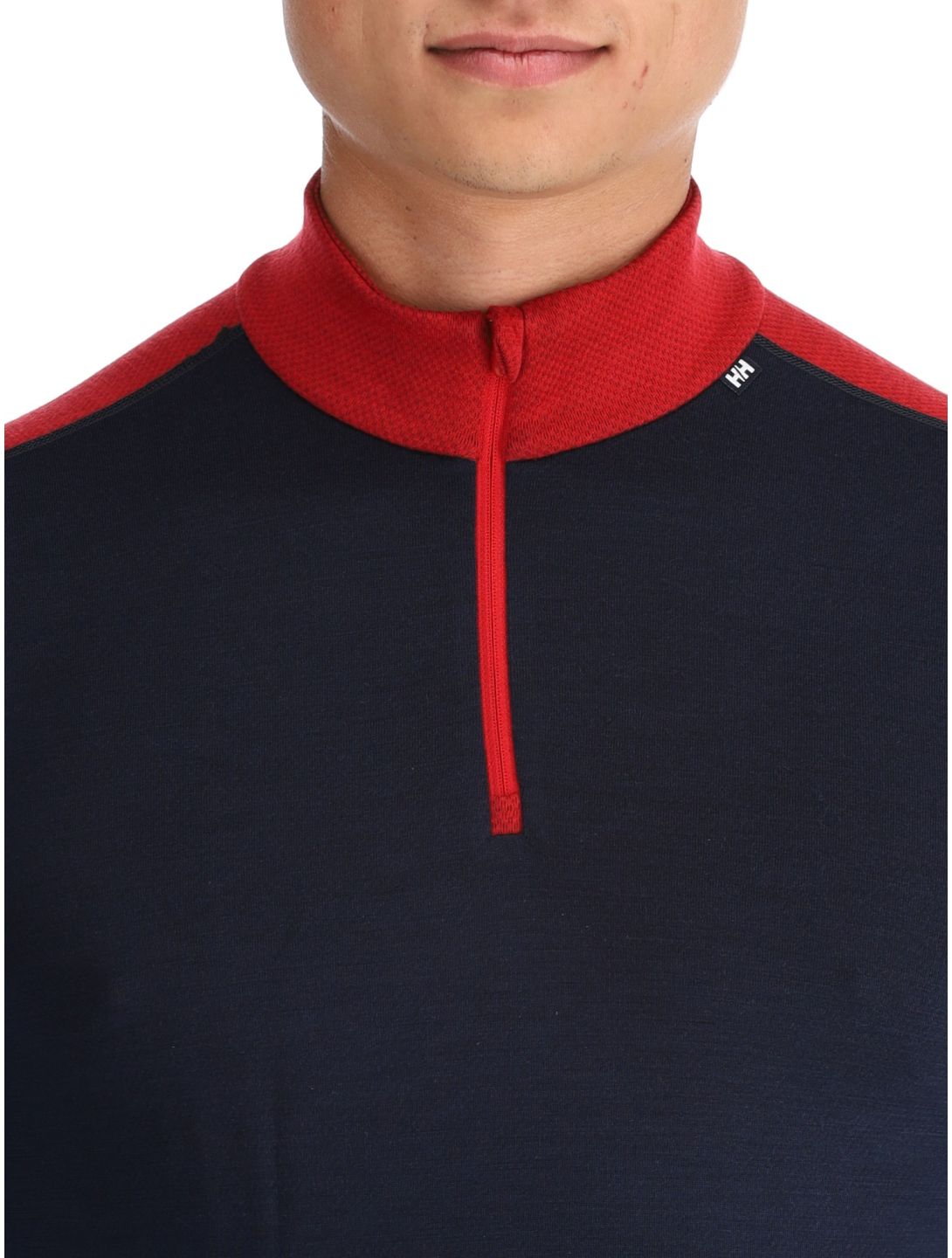 Helly Hansen, Lifa Merino Midweight 1/2 Zip jersey hombres Navy azul 