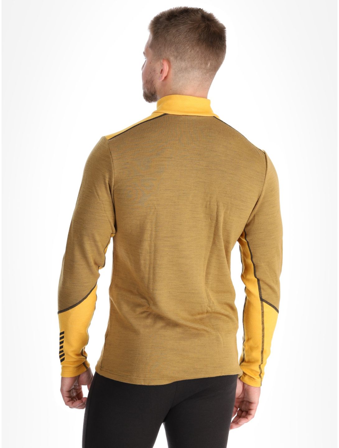 Helly Hansen, Lifa Merino Midweight 1/2 Zip jersey hombres Lynx amarillo 