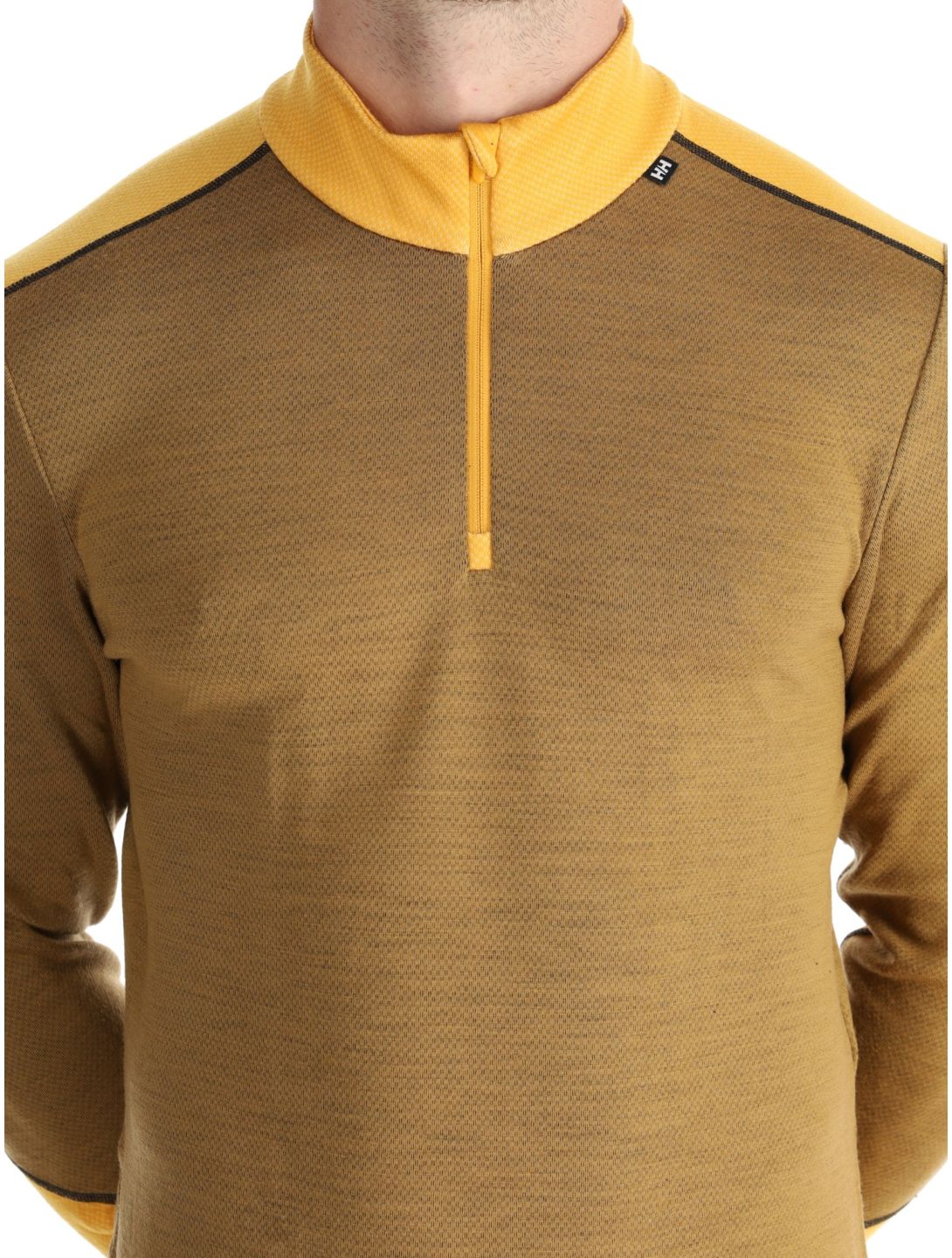 Helly Hansen, Lifa Merino Midweight 1/2 Zip jersey hombres Lynx amarillo 