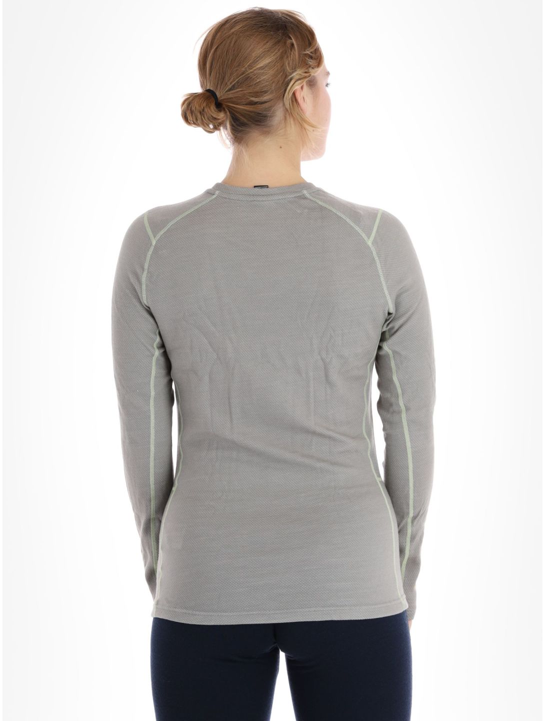 Helly Hansen, Lifa Merino Midweight Graphic camisa termoactiva mujeres Terrazzo Granite gris 