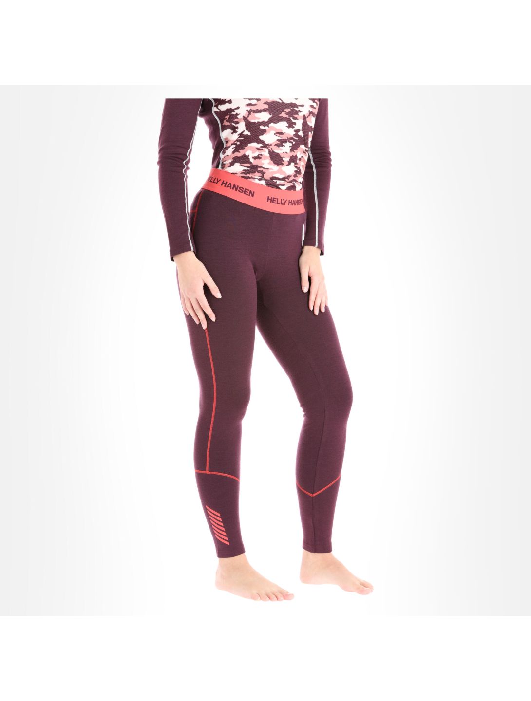 Helly Hansen, Lifa Merino Midweight pantalón termoactivo mujeres wild rosa