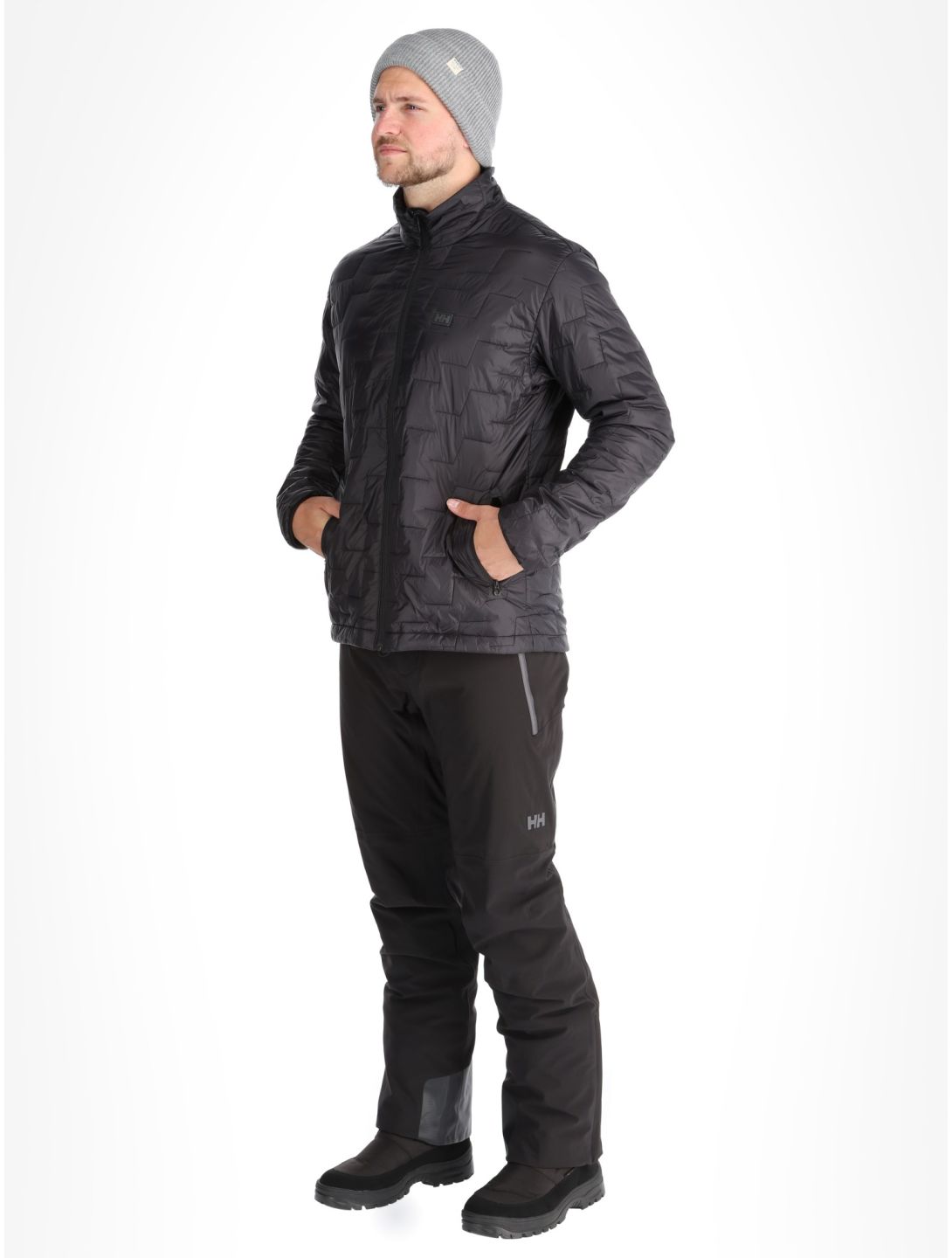 Helly Hansen, Lifaloft Insulator chaqueta de plumas hombres Black Matt negro 