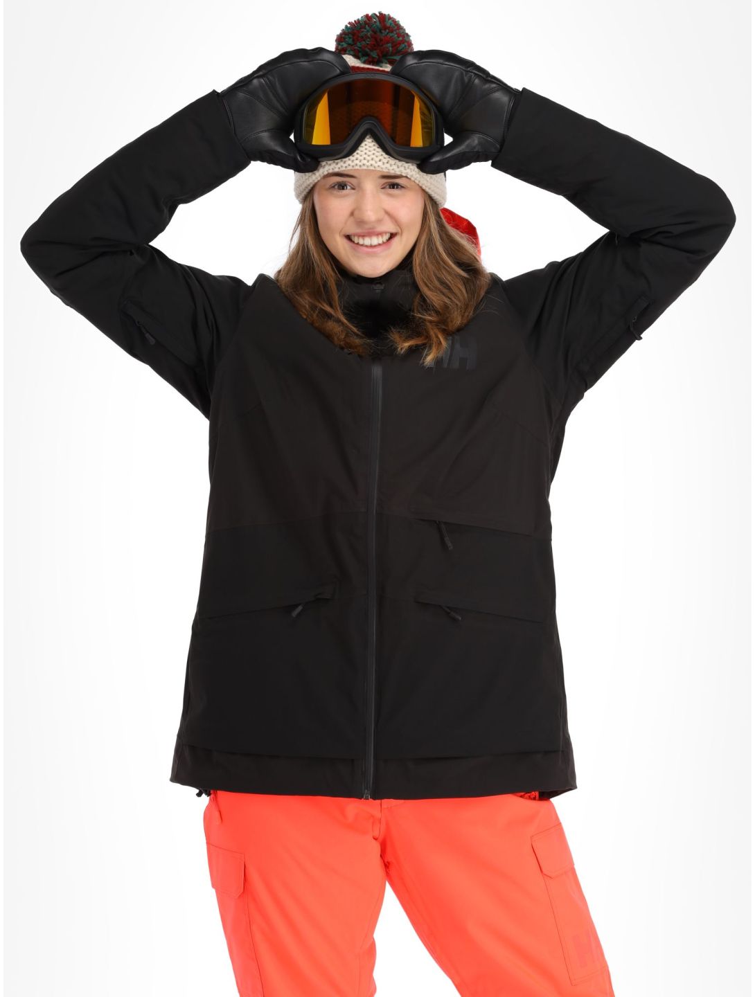 Helly Hansen, Powchaser 2.0 chaqueta de esquí mujeres Black negro 