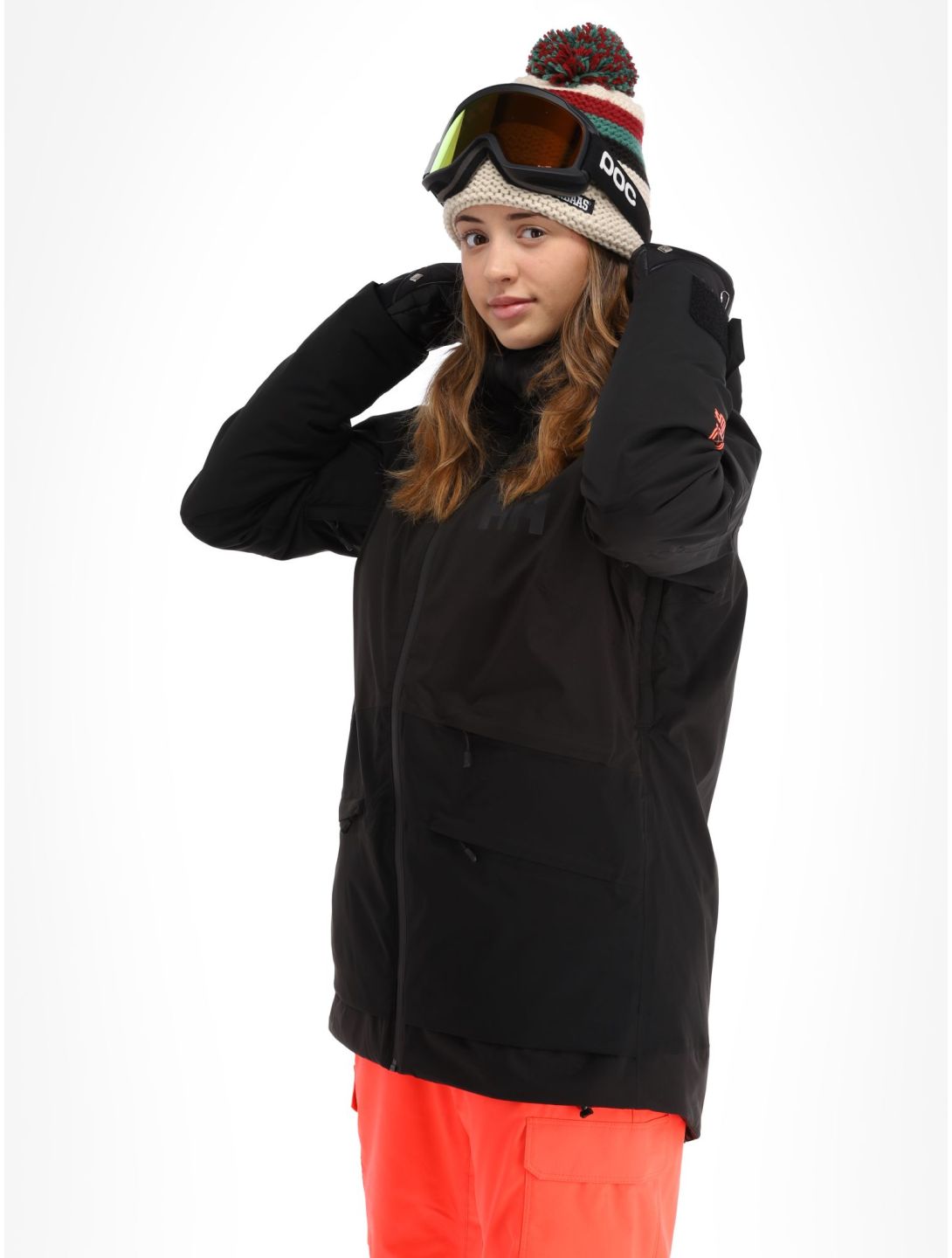 Helly Hansen, Powchaser 2.0 chaqueta de esquí mujeres Black negro 