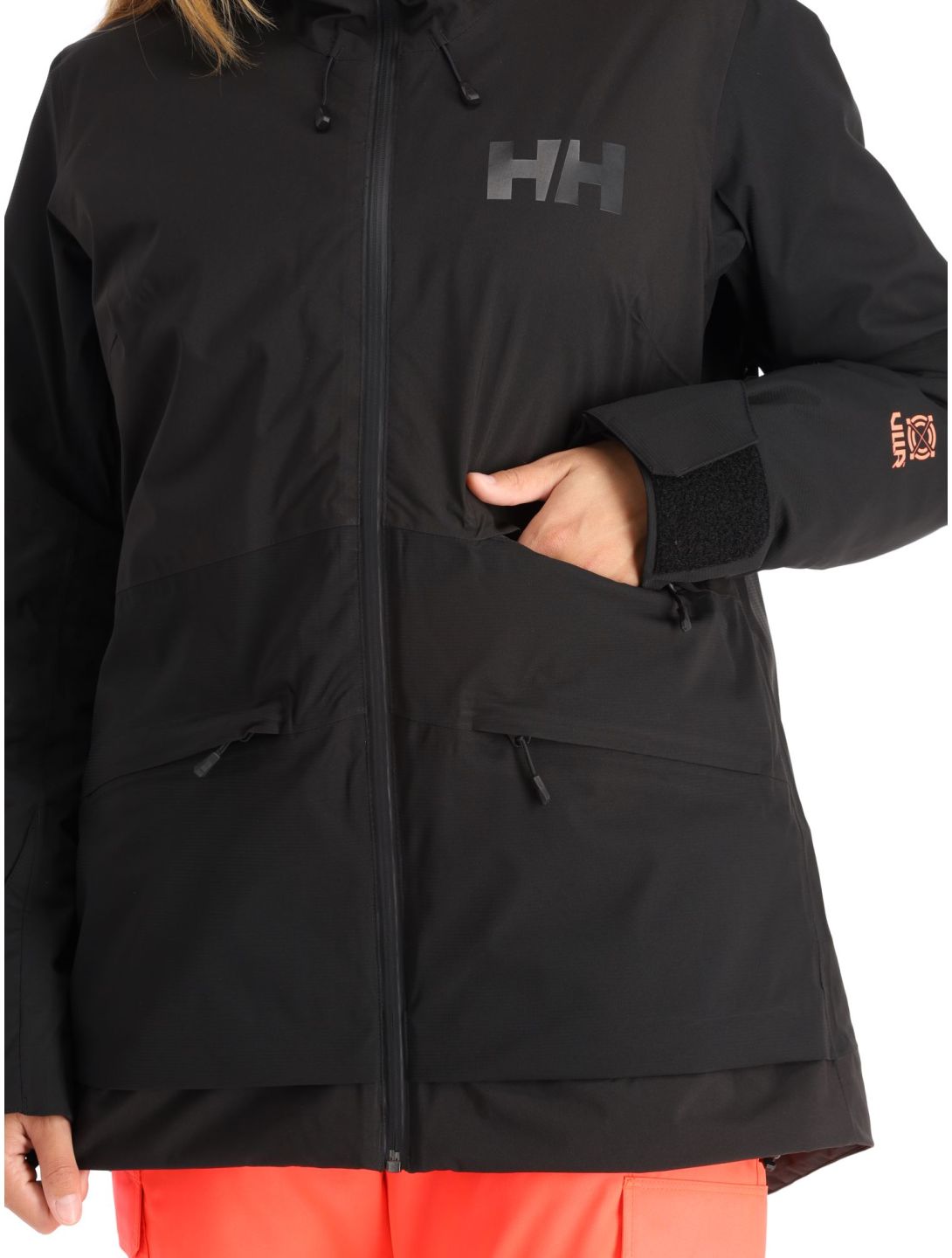 Helly Hansen, Powchaser 2.0 chaqueta de esquí mujeres Black negro 