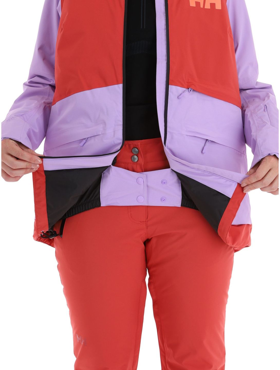 Helly Hansen, Powchaser 2.0 chaqueta de esquí mujeres Heather púrpura 