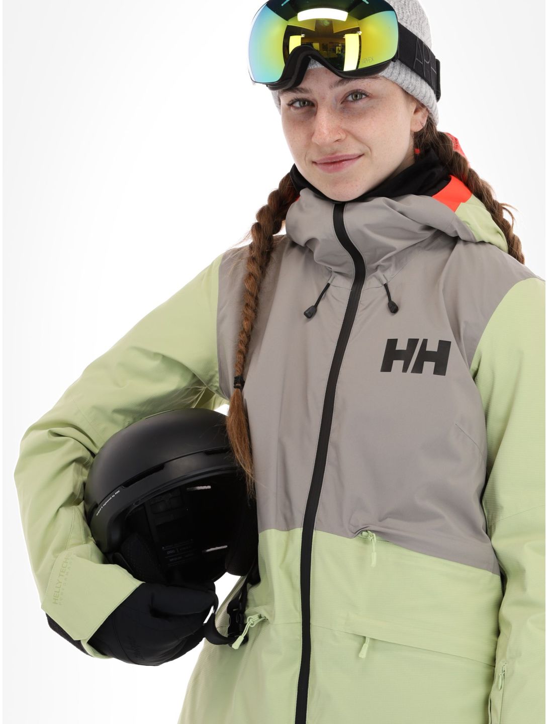 Helly Hansen, Powchaser 2.0 chaqueta de esquí mujeres Iced Matcha verde 