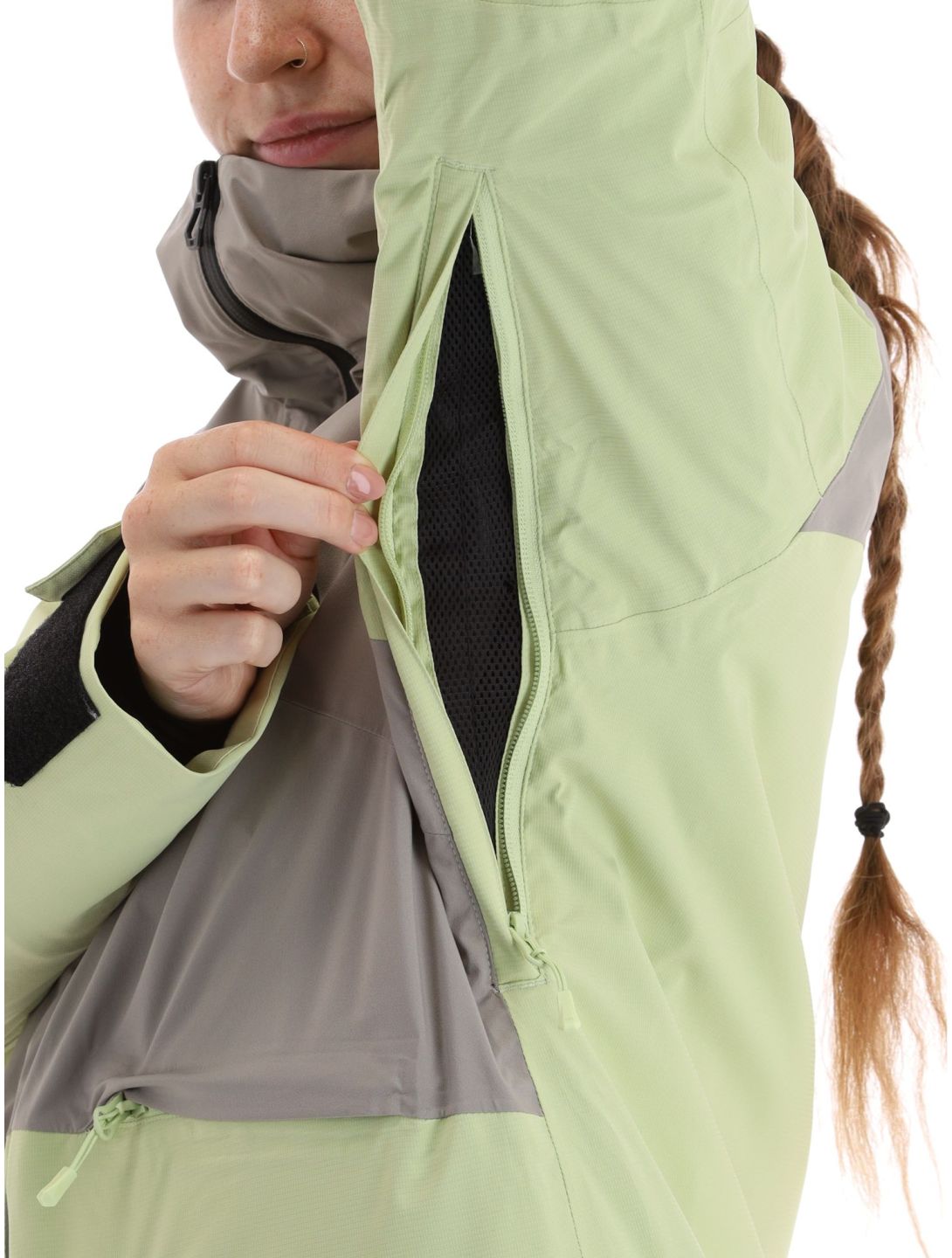 Helly Hansen, Powchaser 2.0 chaqueta de esquí mujeres Iced Matcha verde 