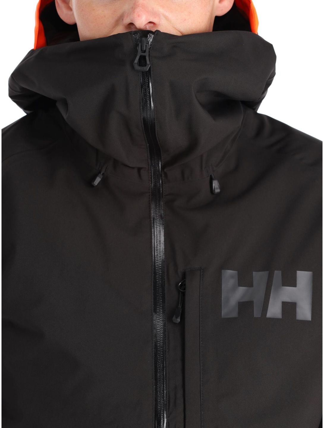 Helly Hansen, Powderface chaqueta de esquí hombres Black negro 