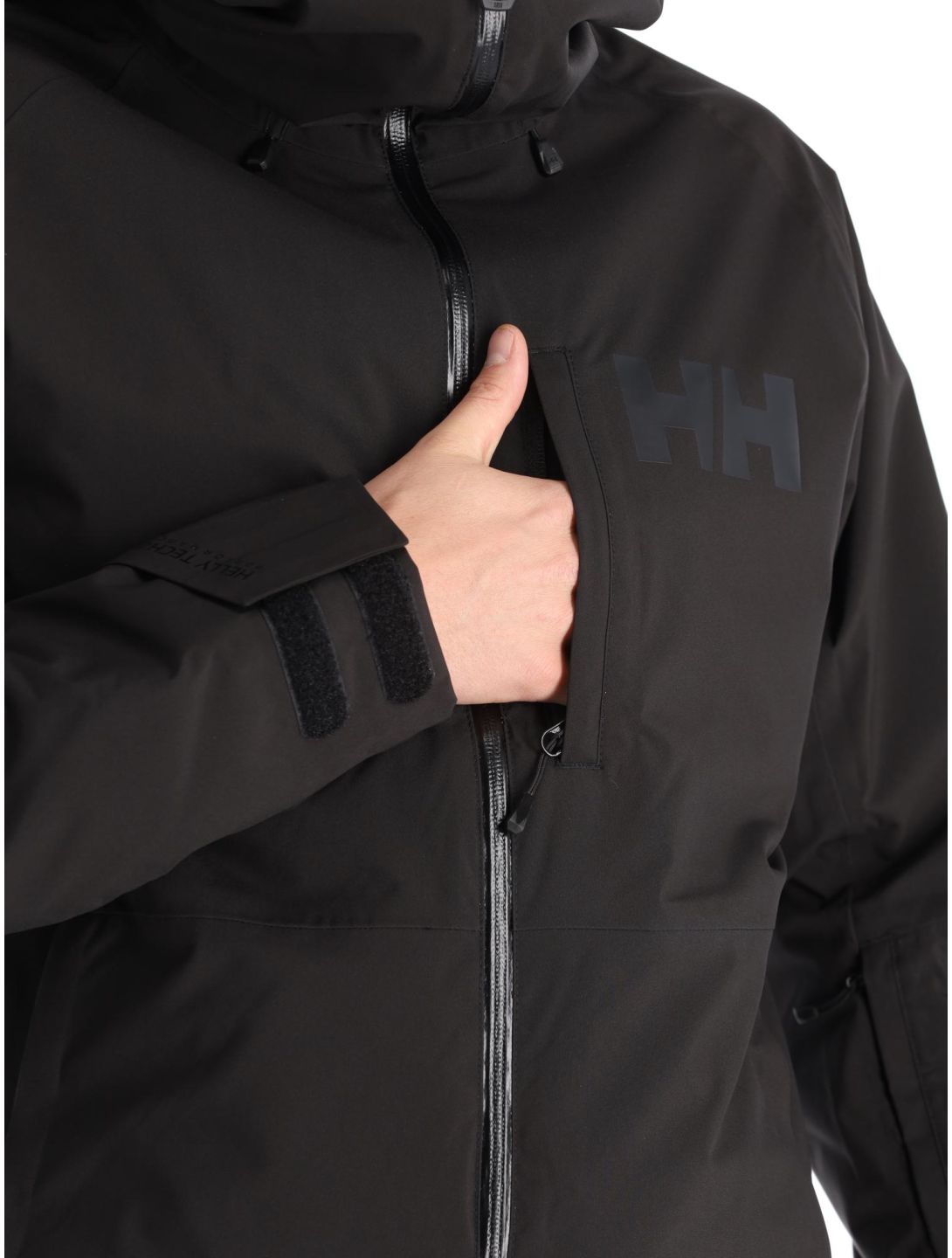 Helly Hansen, Powderface chaqueta de esquí hombres Black negro 