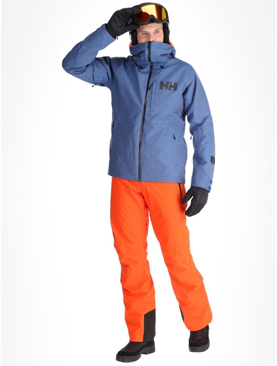 Helly Hansen, Powderface chaqueta de esquí hombres Deep Fjord azul 