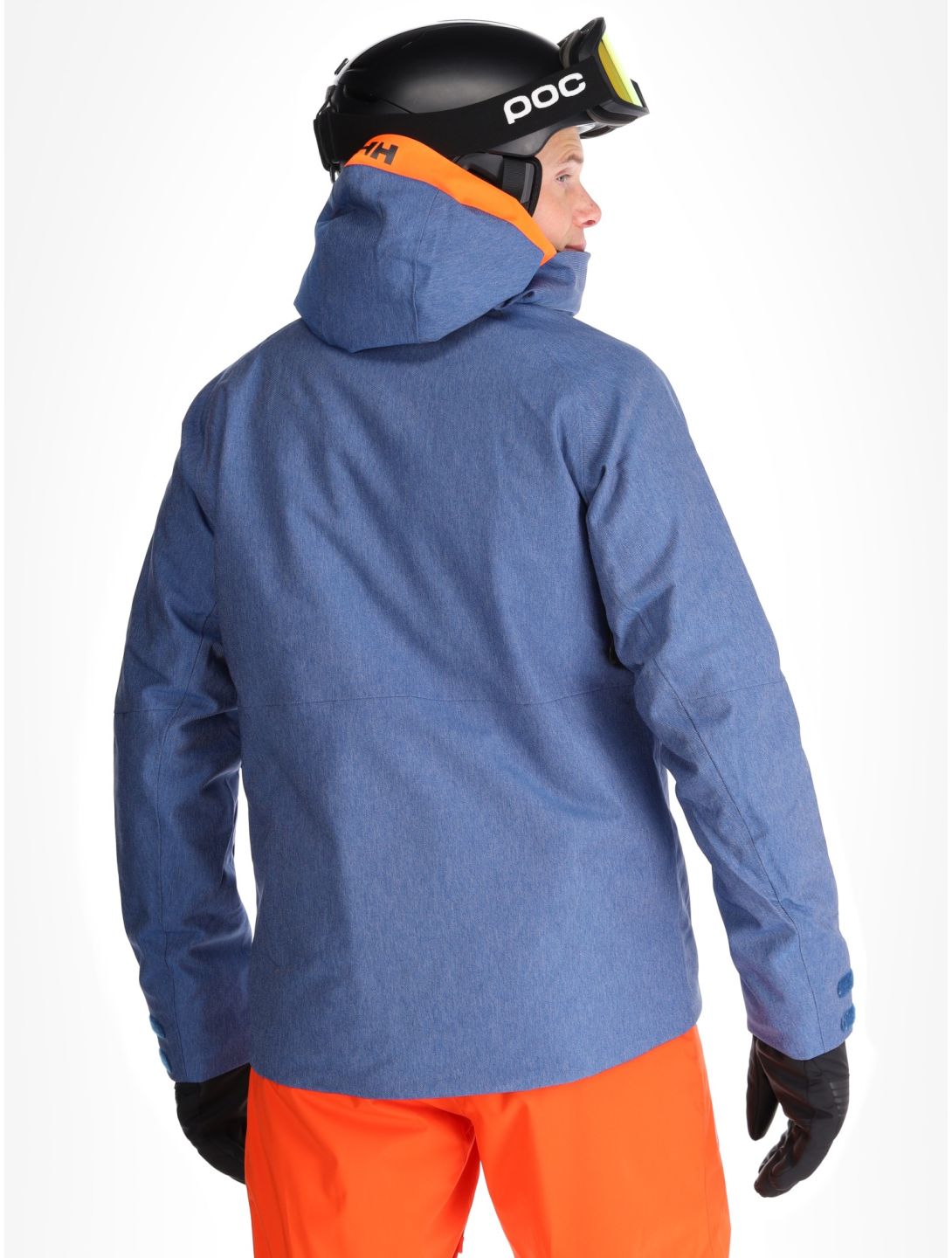 Helly Hansen, Powderface chaqueta de esquí hombres Deep Fjord azul 