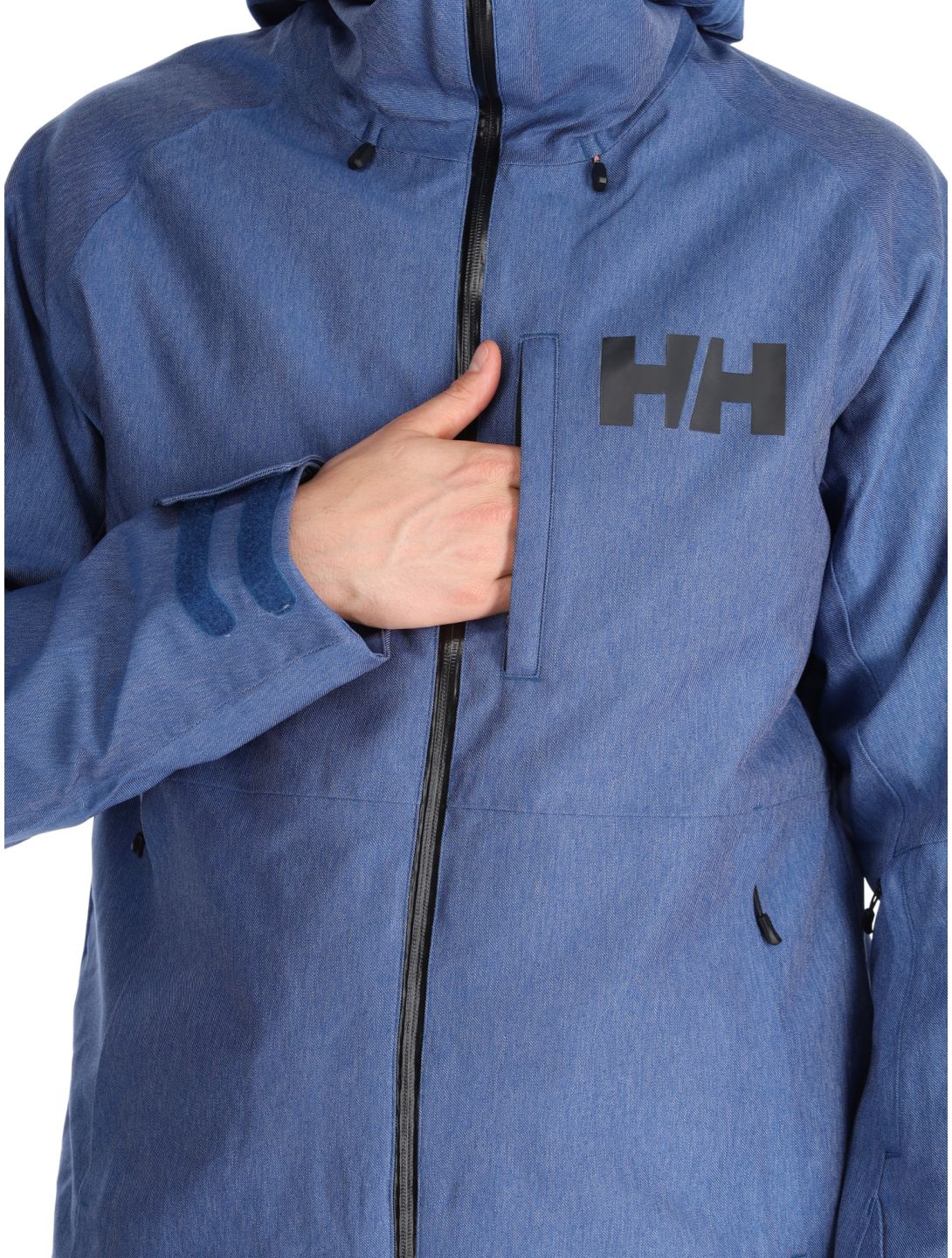 Helly Hansen, Powderface chaqueta de esquí hombres Deep Fjord azul 