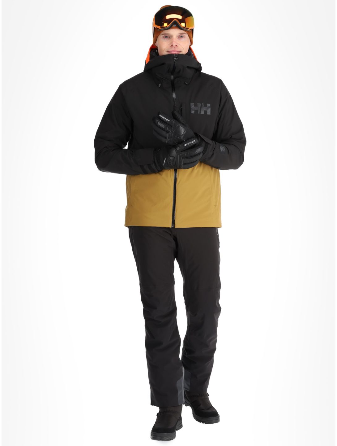 Helly Hansen, Powderface chaqueta de esquí hombres Lynx amarillo 