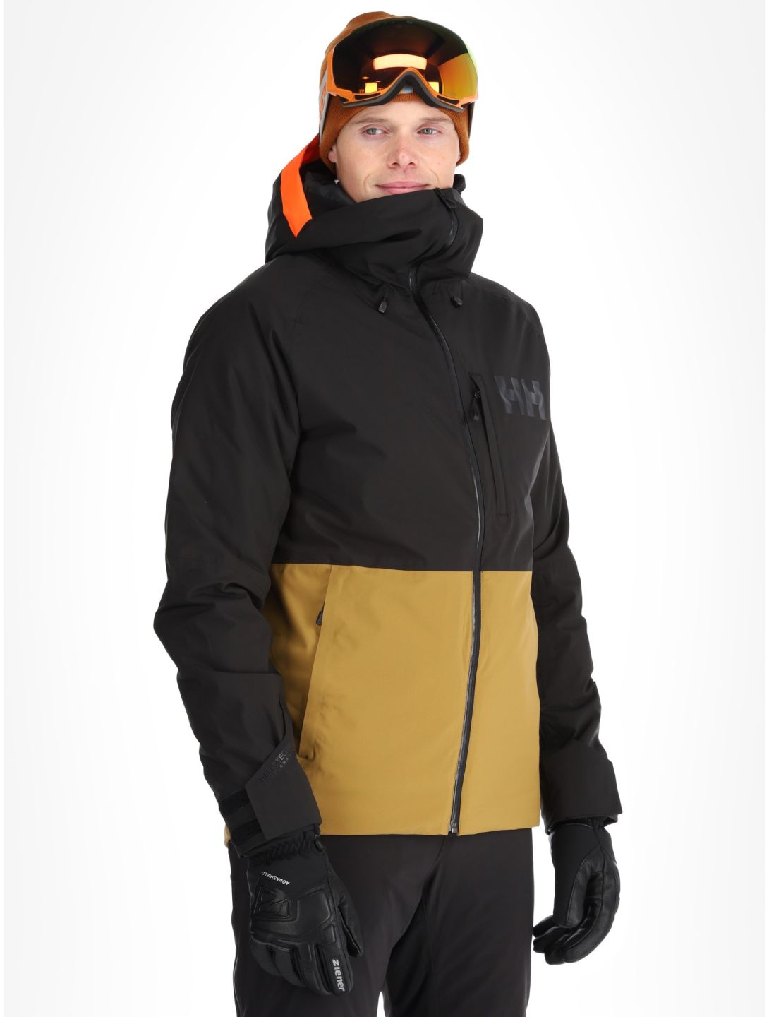 Helly Hansen, Powderface chaqueta de esquí hombres Lynx amarillo 