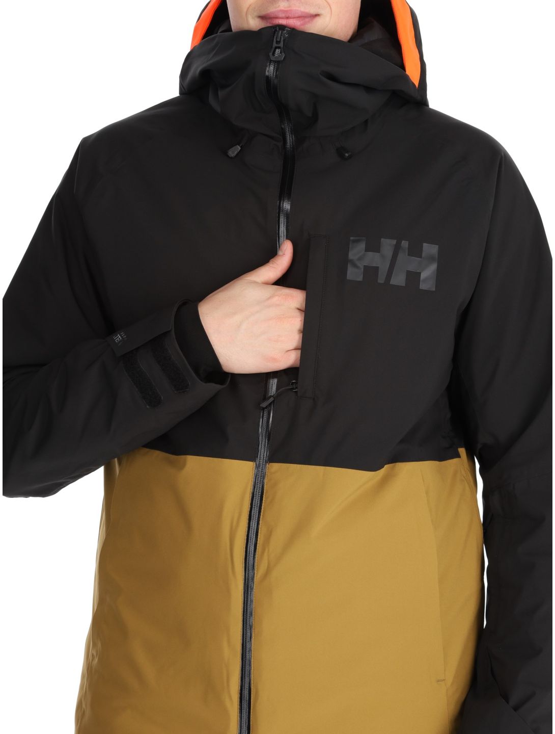 Helly Hansen, Powderface chaqueta de esquí hombres Lynx amarillo 