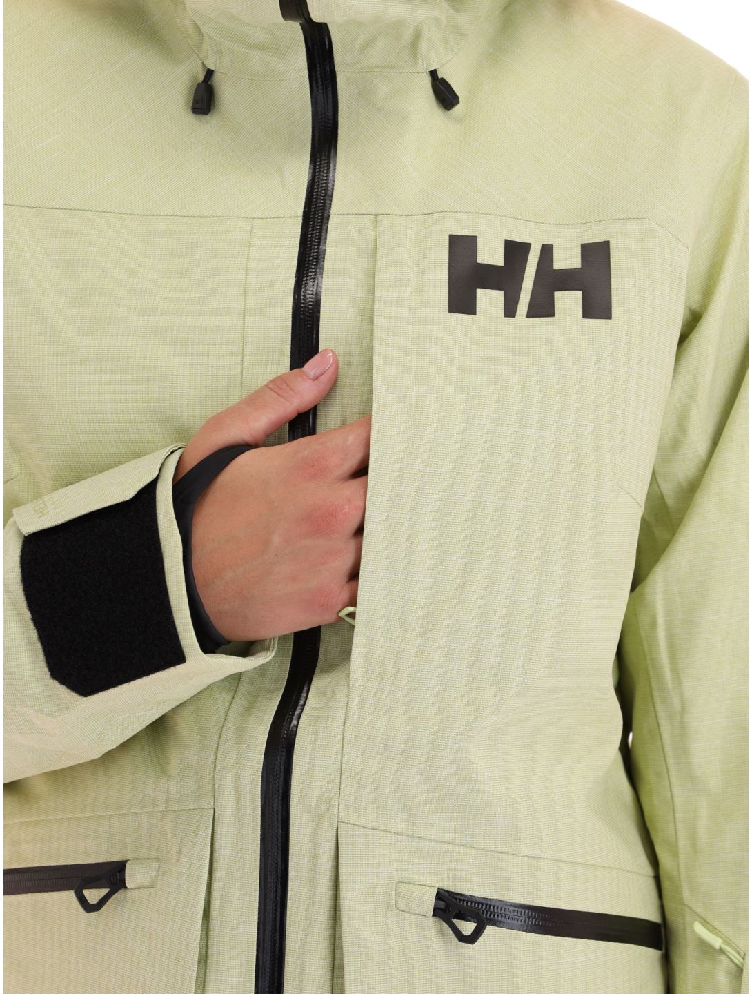 Helly Hansen, Powderqueen 3.0 chaqueta de esquí mujeres Iced Matcha verde 