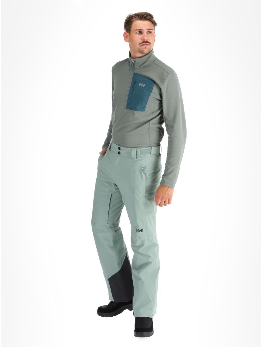 Helly Hansen, Rapid pantalones de esquí hombres Cactus verde 