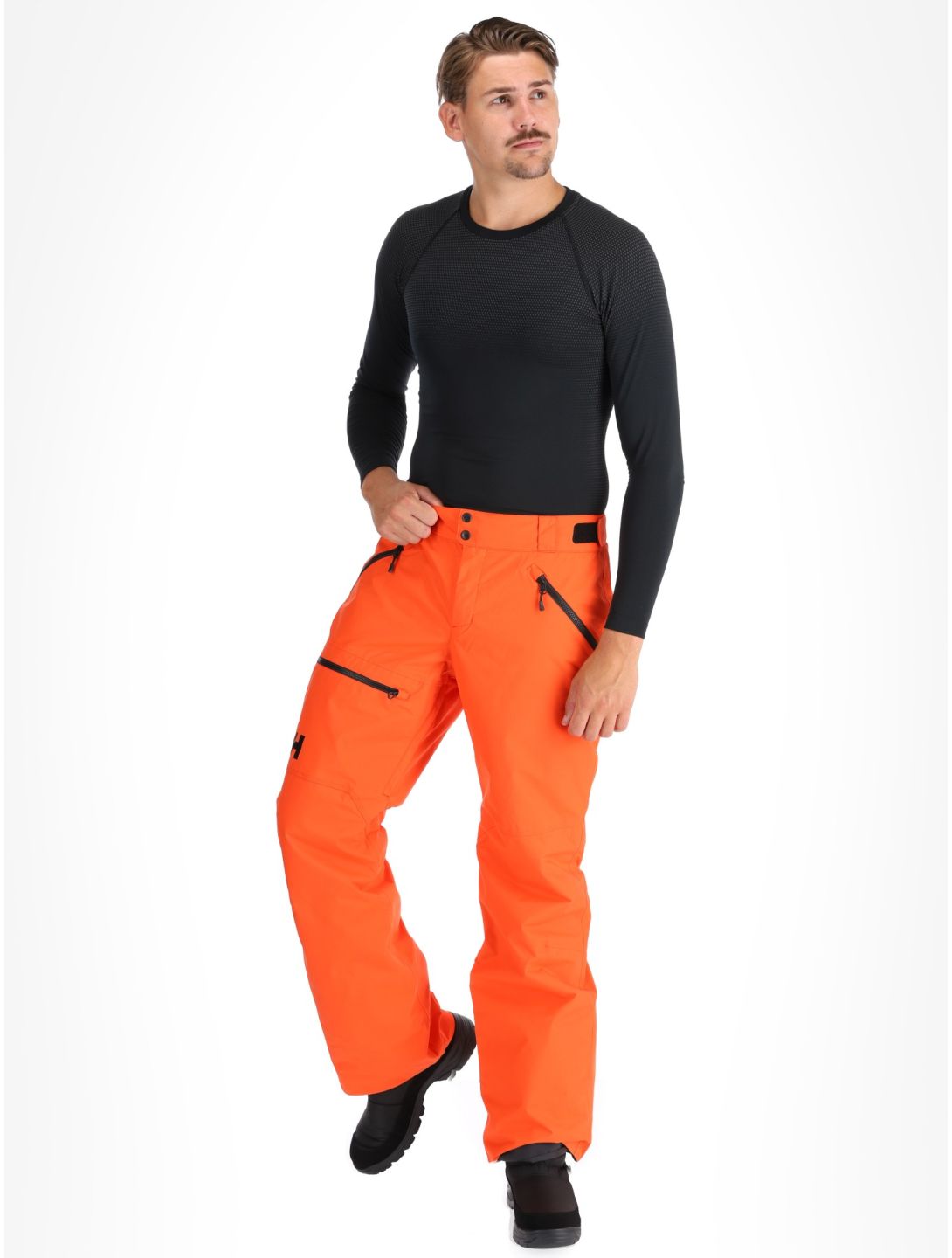 Helly Hansen, Sogn Cargo pantalones de esquí hombres Cherry Tomato naranja 