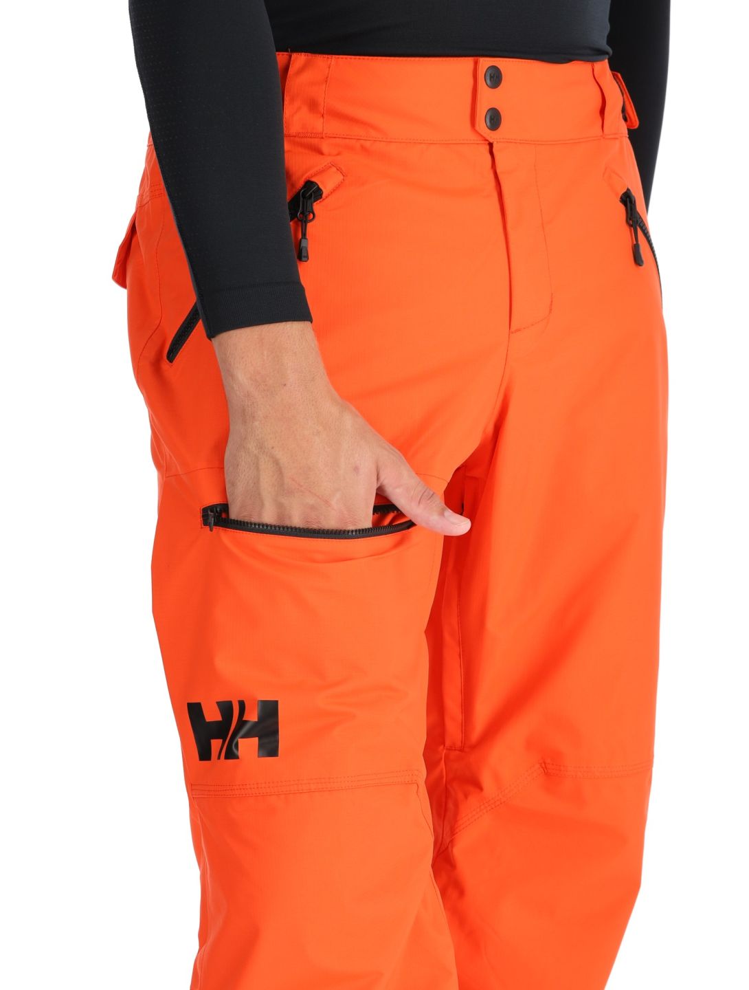 Helly Hansen, Sogn Cargo pantalones de esquí hombres Cherry Tomato naranja 