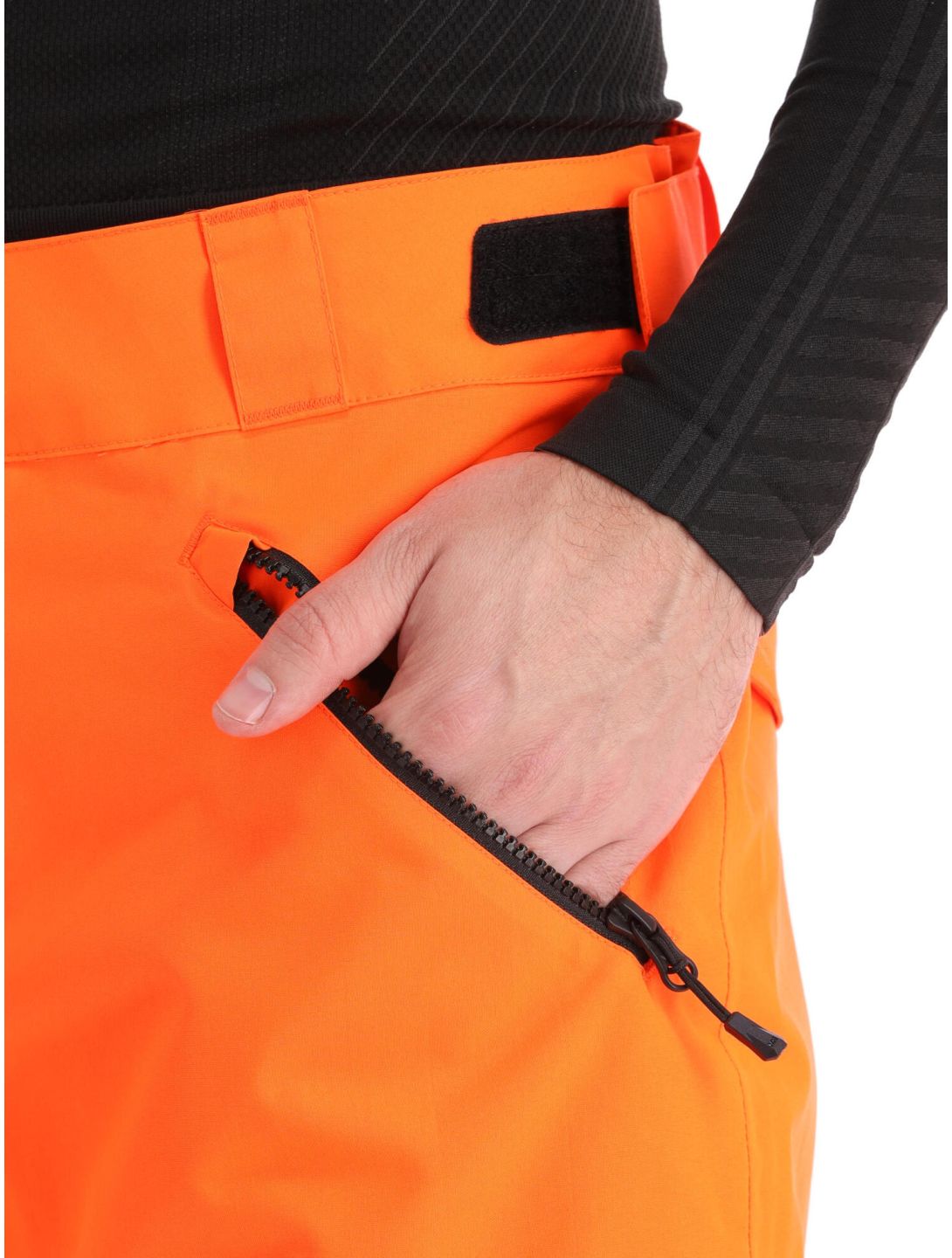 Helly Hansen, Sogn Cargo pantalones de esquí hardshell hombres neon naranja 