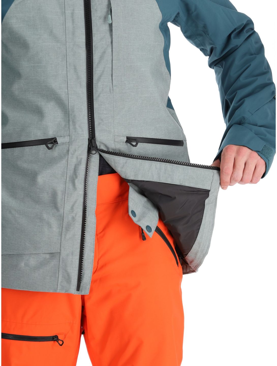 Helly Hansen, Straightline Lifaloft 2.0 Jkt chaqueta de esquí hombres Dark Creek verde 