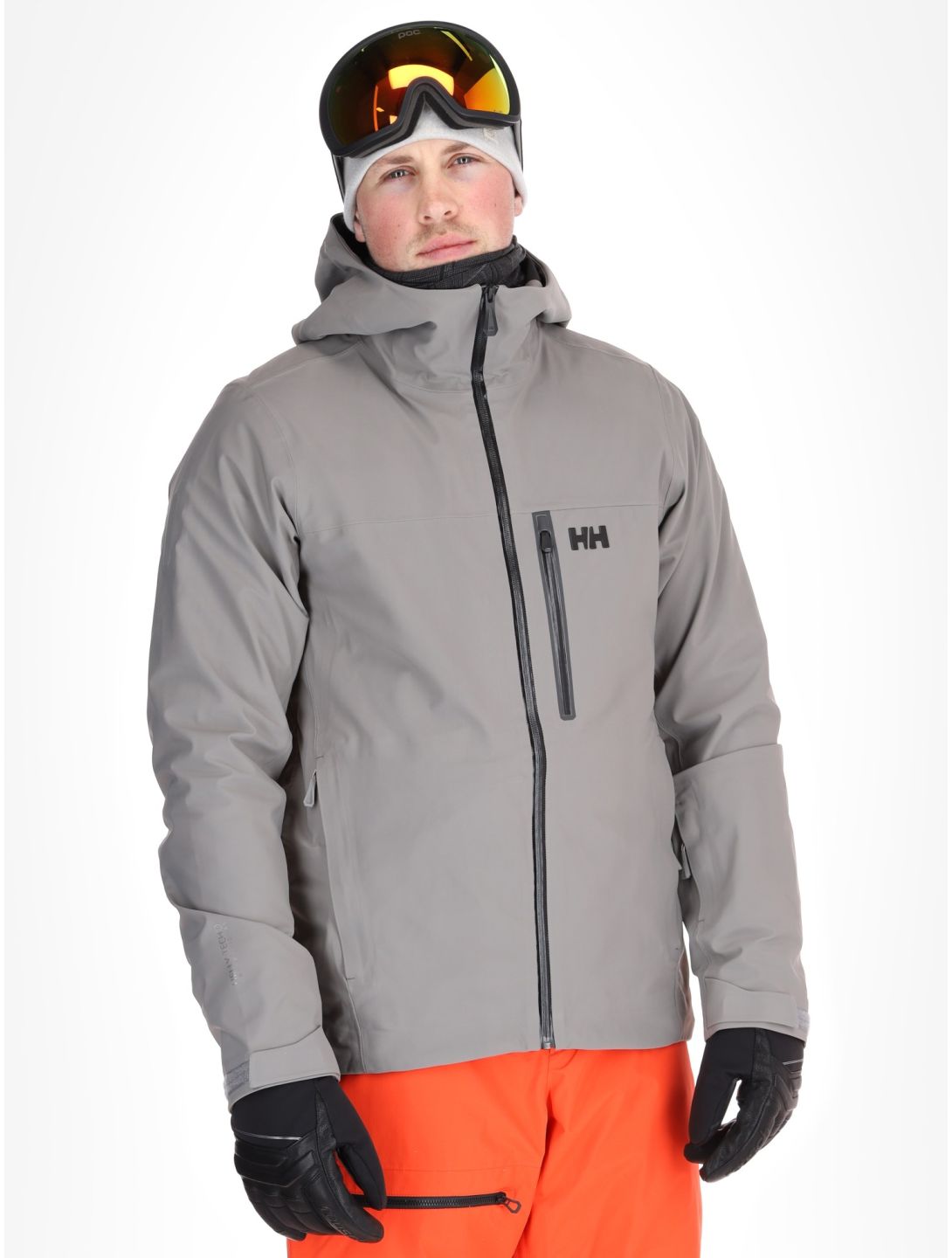 Helly Hansen, Swift 3L Shell chaqueta de esquí hardshell hombres Concrete gris 