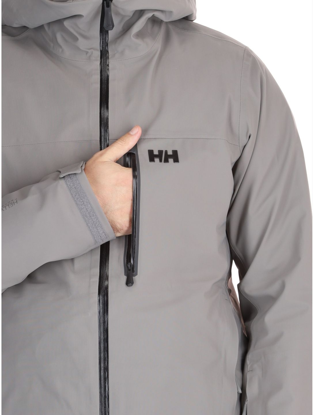 Helly Hansen, Swift 3L Shell chaqueta de esquí hardshell hombres Concrete gris 