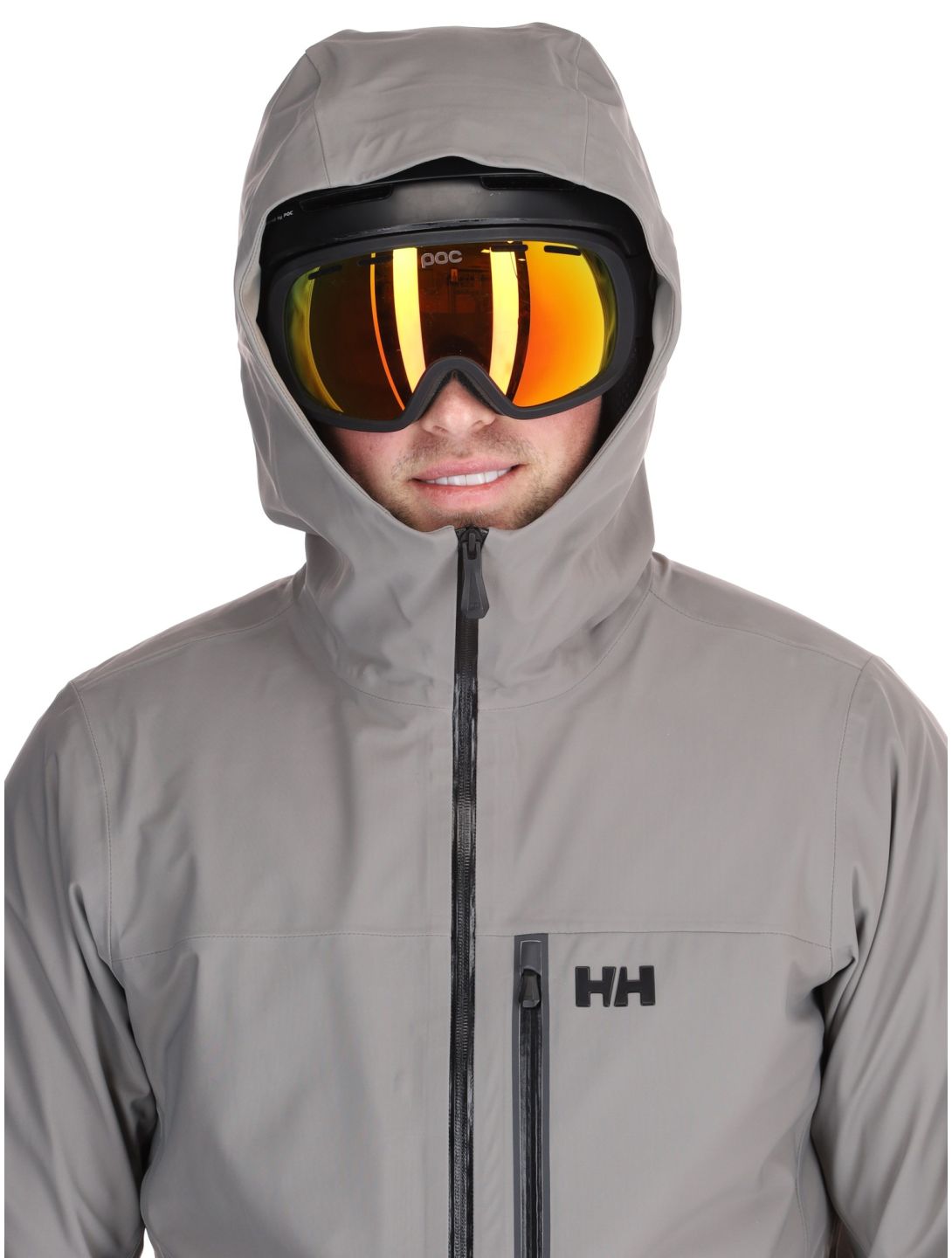 Helly Hansen, Swift 3L Shell chaqueta de esquí hardshell hombres Concrete gris 