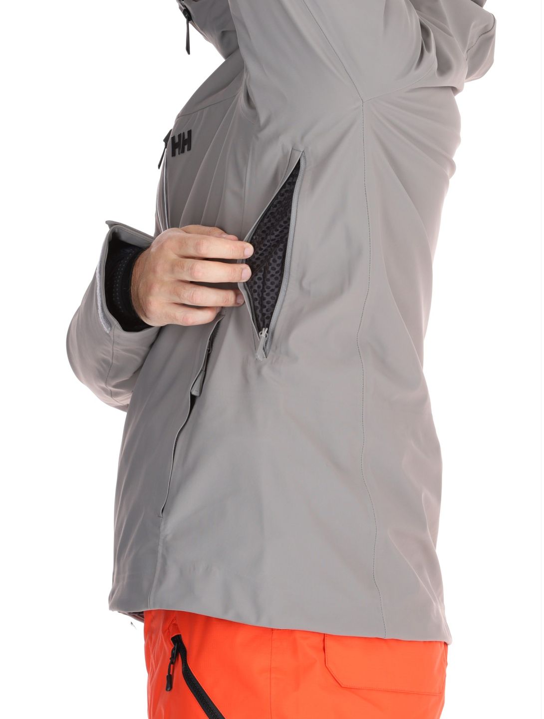 Helly Hansen, Swift 3L Shell chaqueta de esquí hardshell hombres Concrete gris 