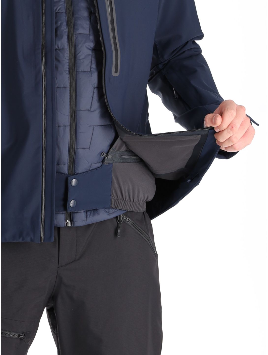 Helly Hansen, Swift 3L Shell chaqueta de esquí hardshell hombres Navy azul 