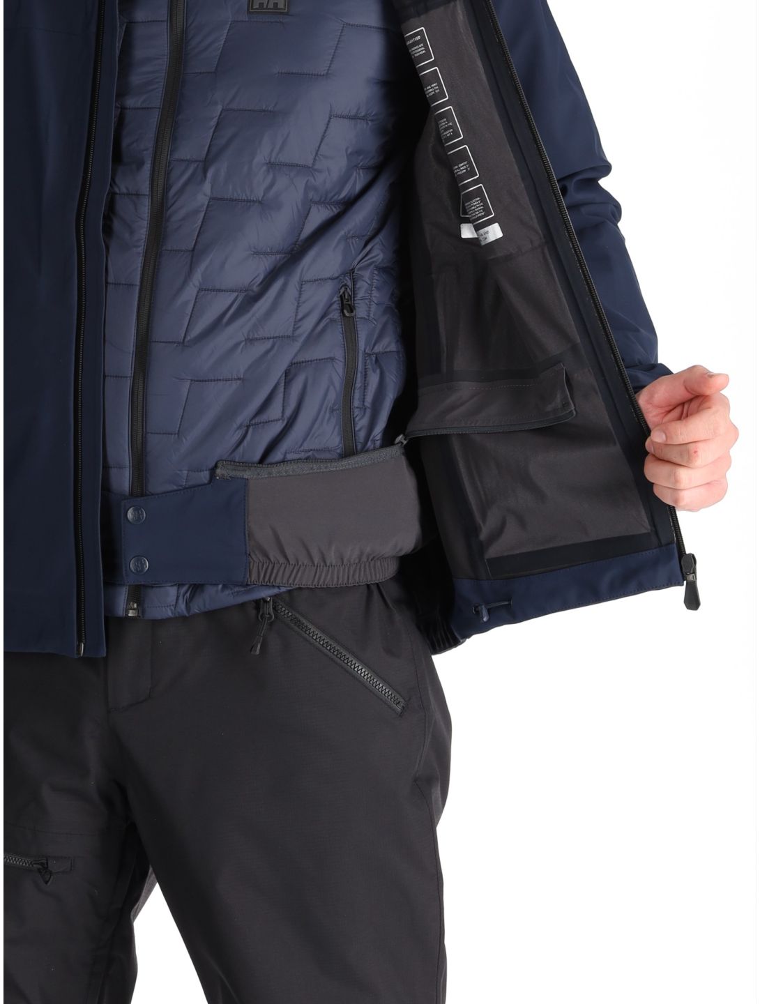 Helly Hansen, Swift 3L Shell chaqueta de esquí hardshell hombres Navy azul 