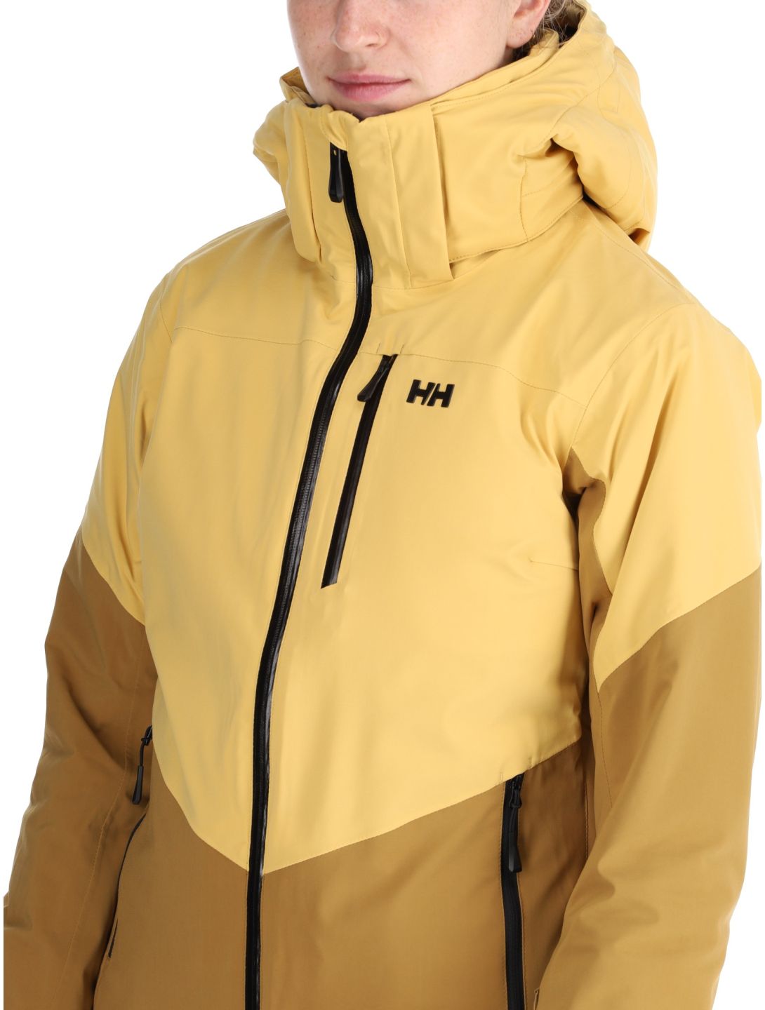 Helly Hansen, W Alphelia chaqueta de esquí mujeres Sand amarillo 