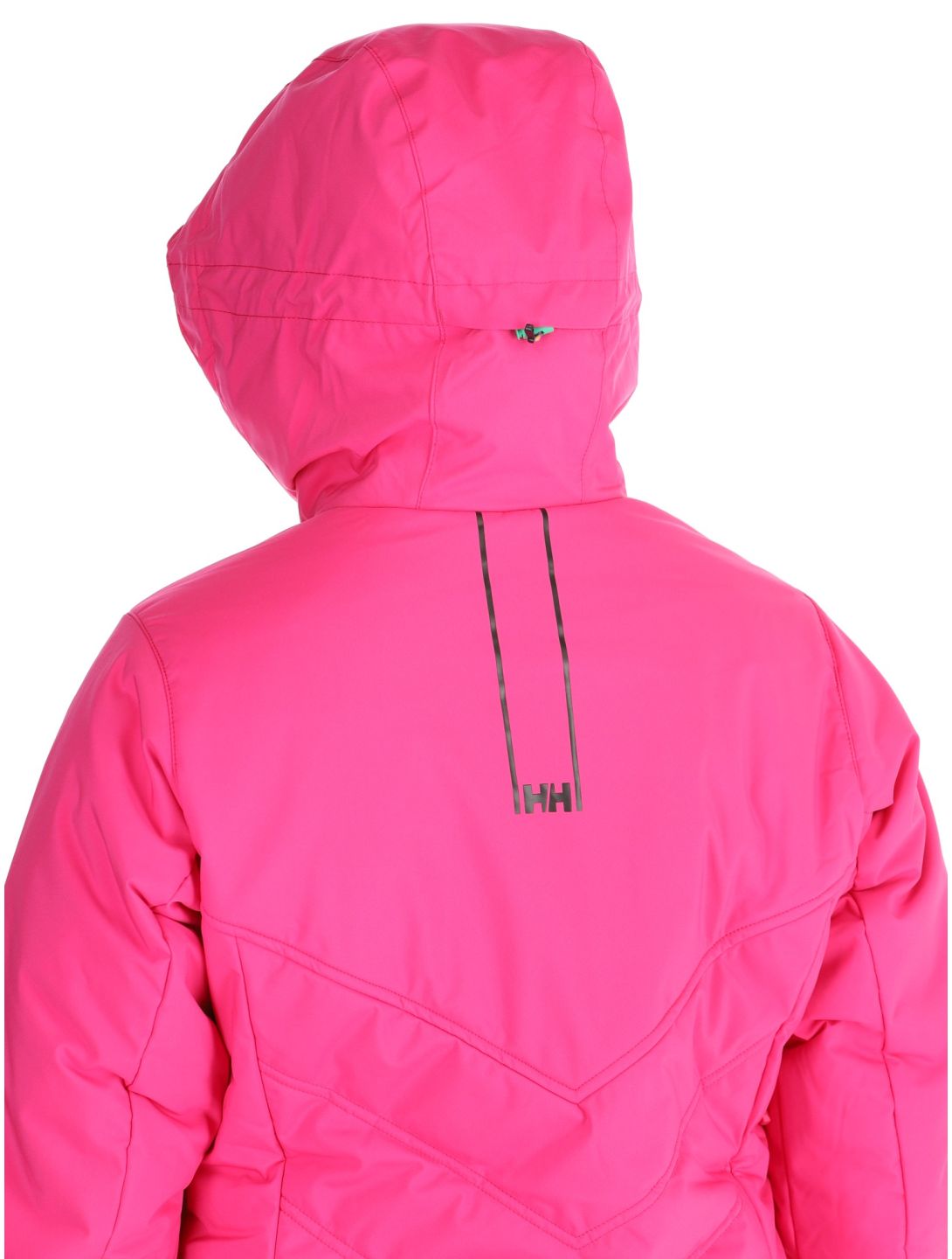 Helly Hansen, W Alpine Insulated chaqueta de esquí mujeres Dragon Fruit Black negro, rosa 