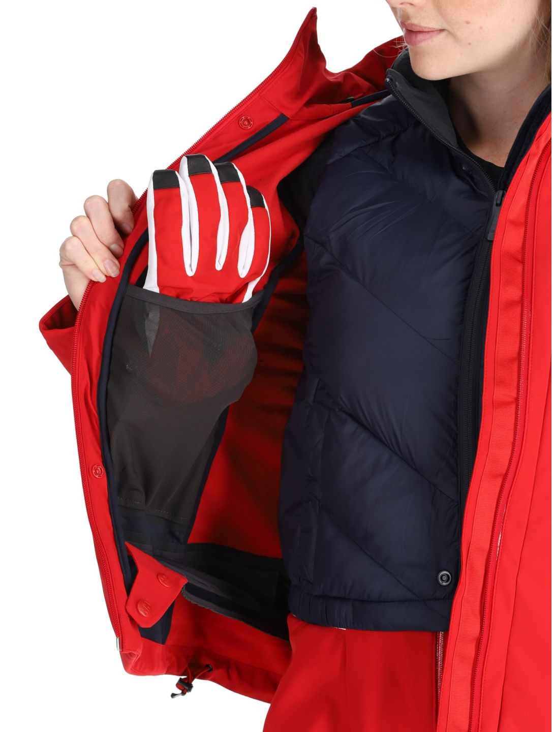 Helly Hansen, W Avanti chaqueta de esquí softshell mujeres Red rojo 